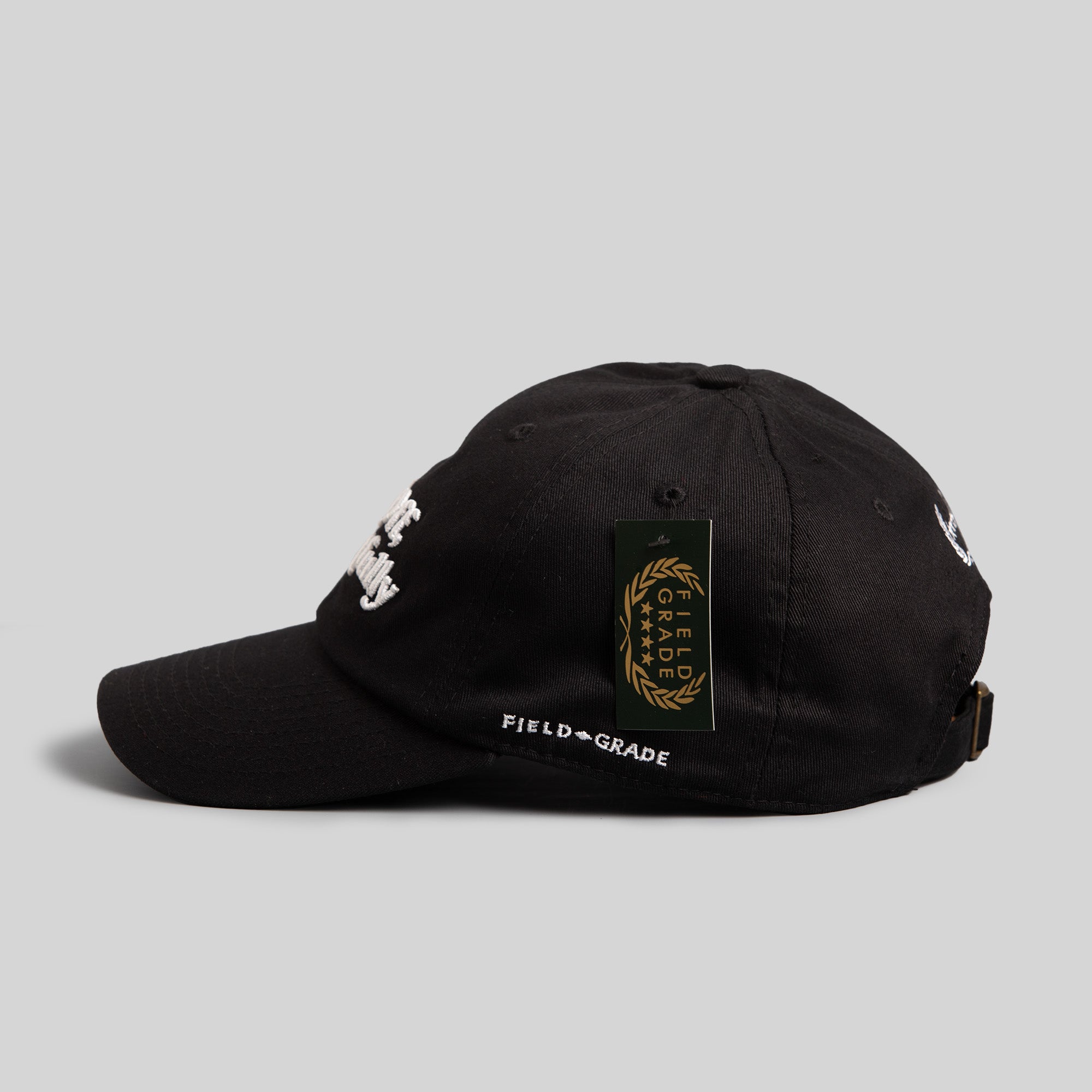 RESPECTFULLY BLACK RELAXED FIT HAT