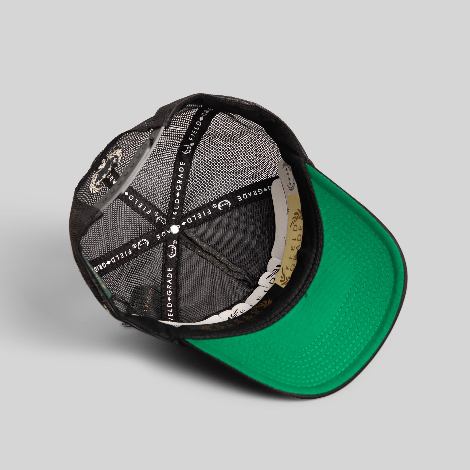 RESPECTFULLY BLACK TRUCKER HAT