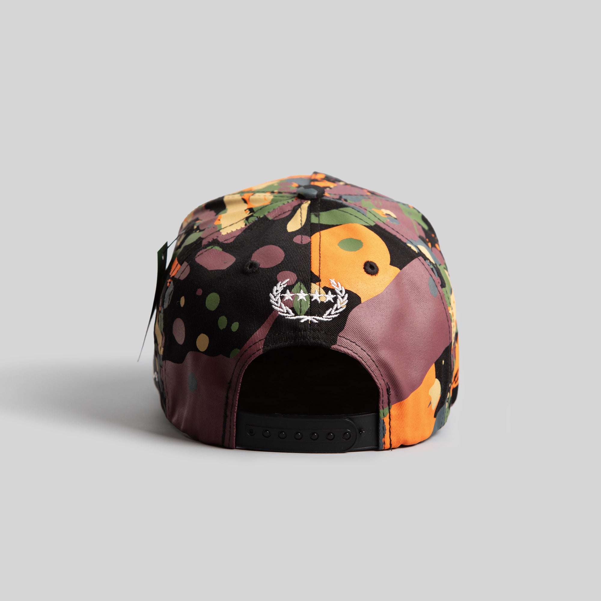 RESPECTFULLY BLACK SPLATTER TRUCKER HAT