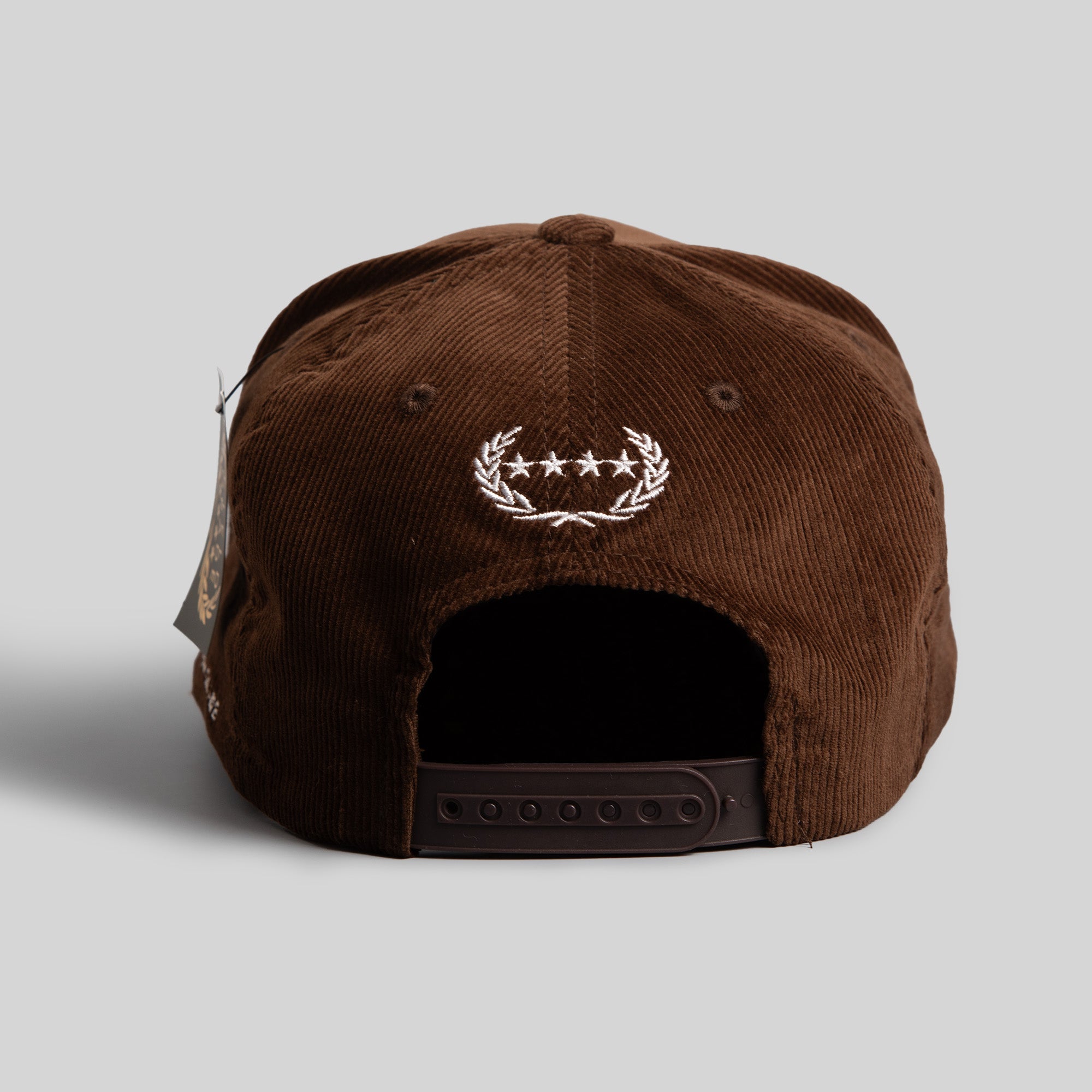 RESPECTFULLY MOCHA CORDUROY TRUCKER HAT