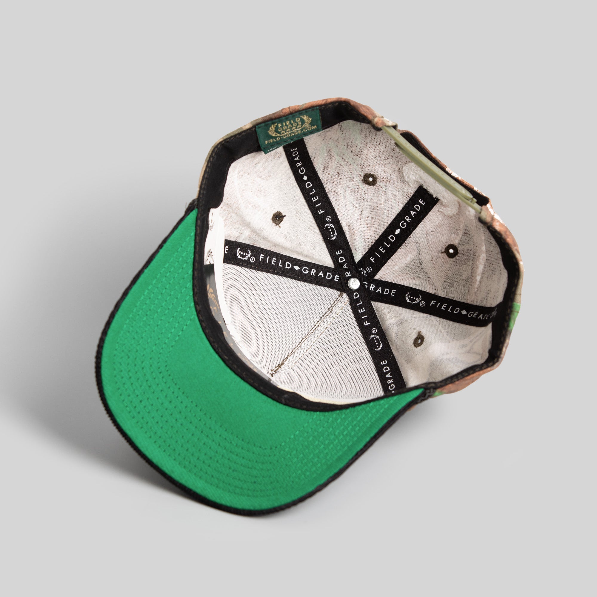 RESPECTFULLY CAMO/BLACK TRUCKER HAT