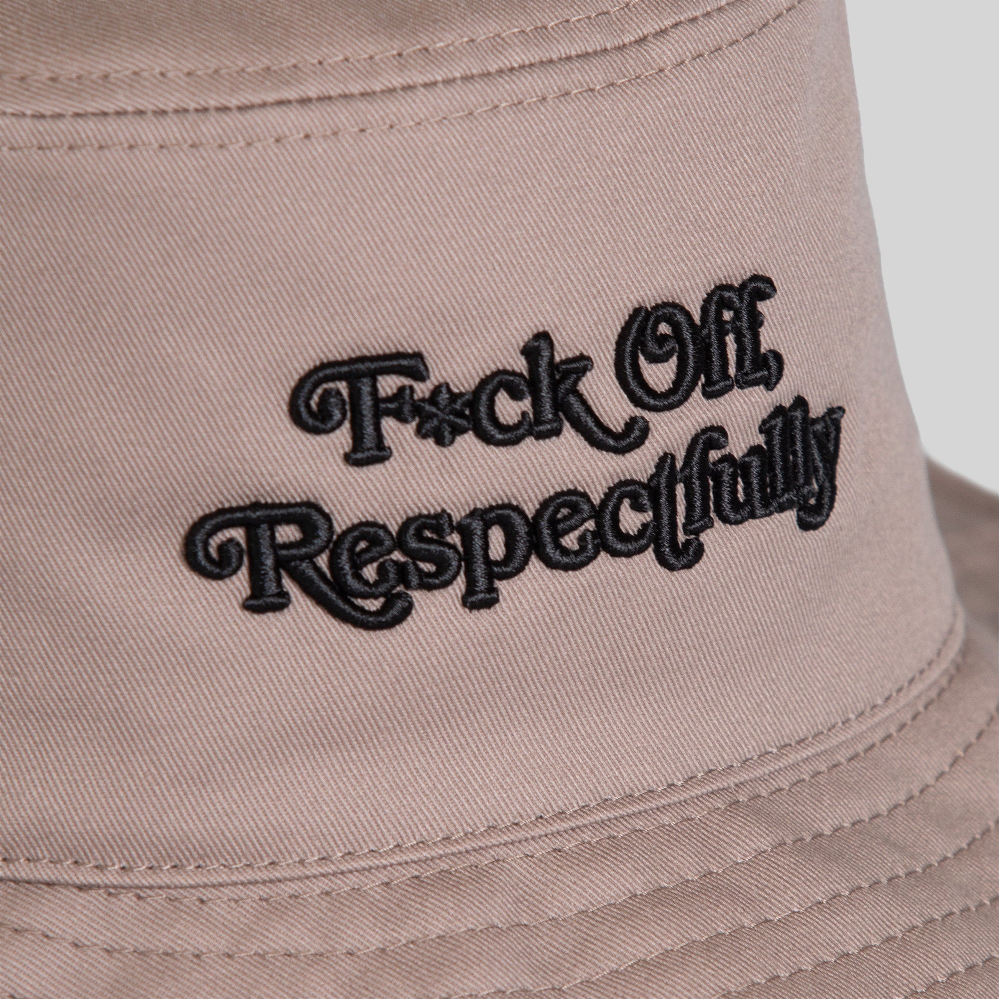 RESPECTFULLY BRITISH KHAKI BUCKET HAT