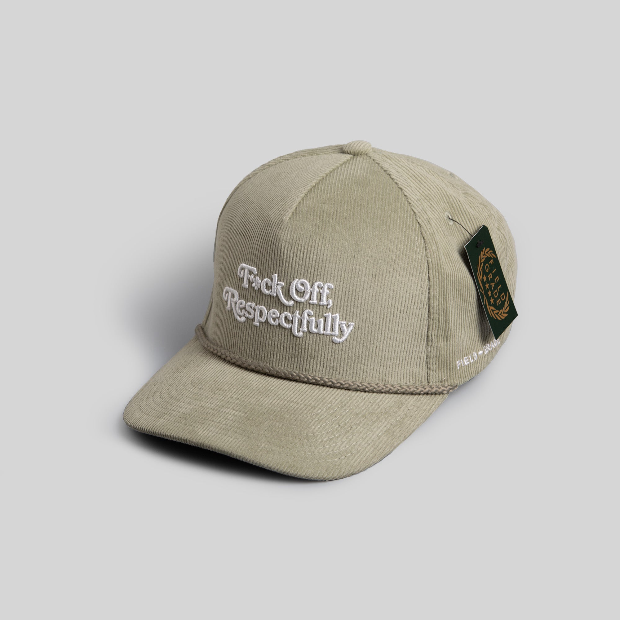 RESPECTFULLY JADE CORDUROY TRUCKER HAT