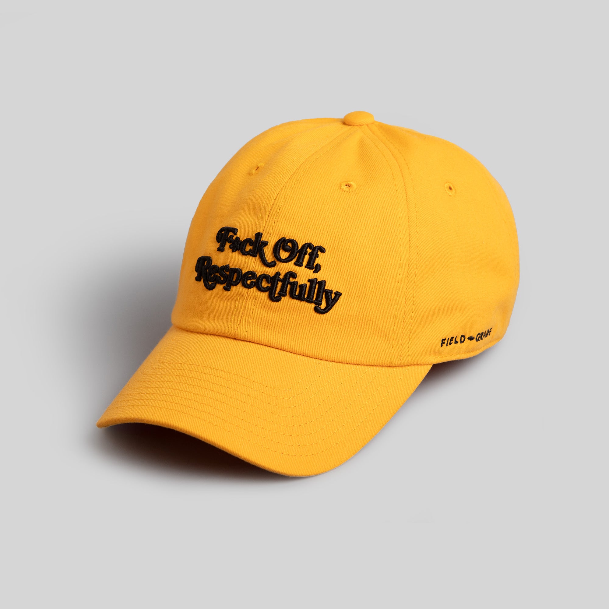 RESPECTFULLY YELLOW GOLD RELAXED FIT HAT