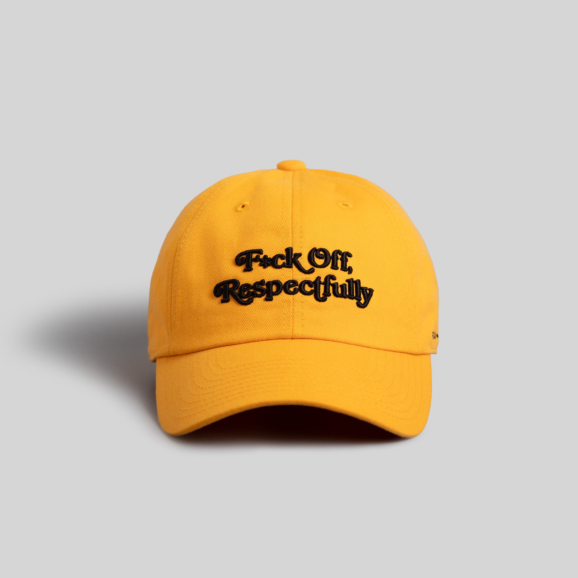 RESPECTFULLY YELLOW GOLD RELAXED FIT HAT