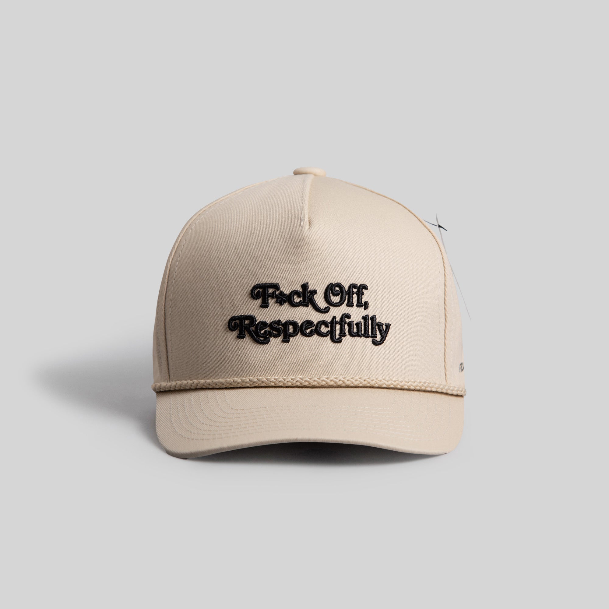 RESPECTFULLY SAND TWILL TRUCKER HAT