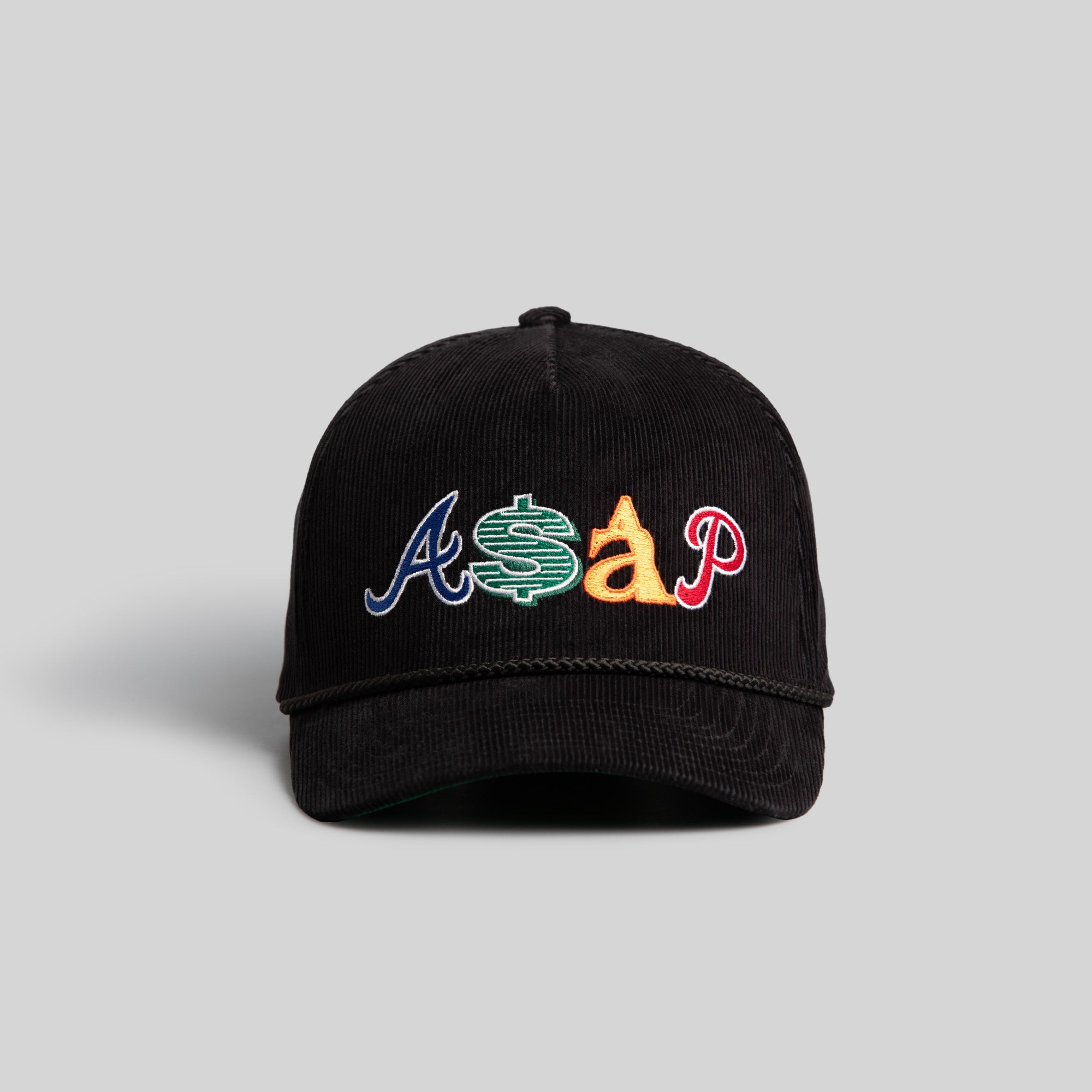 ASAP BLACK CORDUROY TRUCKER