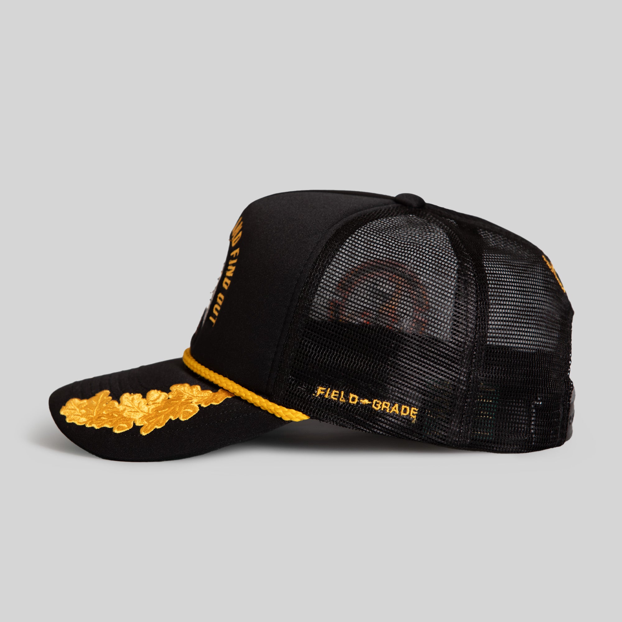 F*CK AROUND AND FIND OUT BLACK FOAM TRUCKER