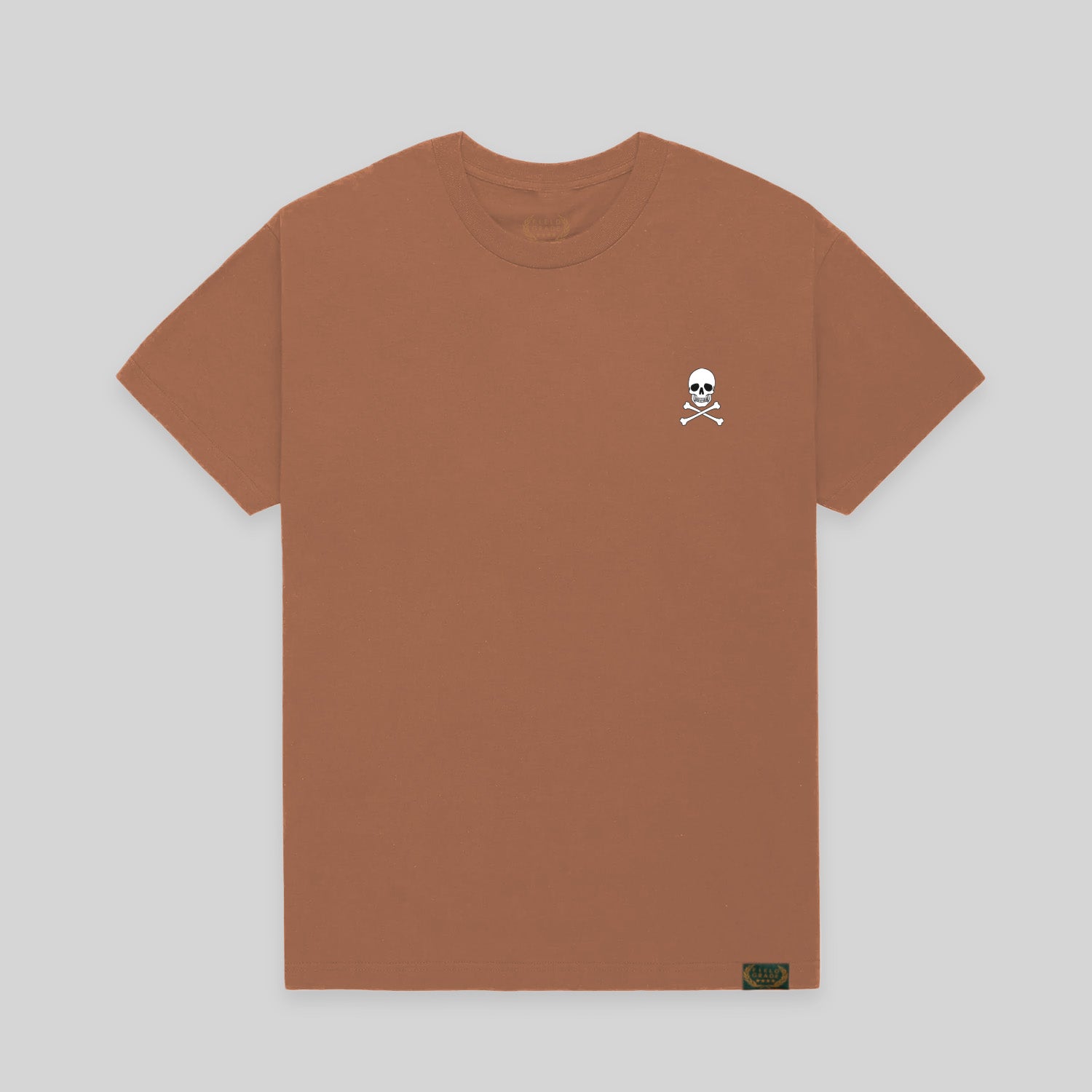 TRUST NO ONE WHEAT COTTON TEE
