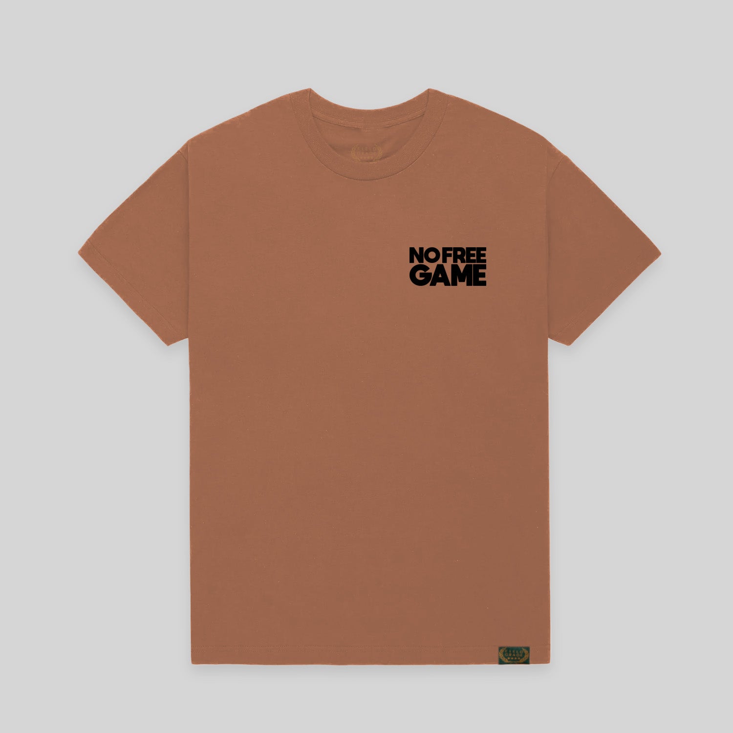 NO FREE GAME WHEAT COTTON TEE