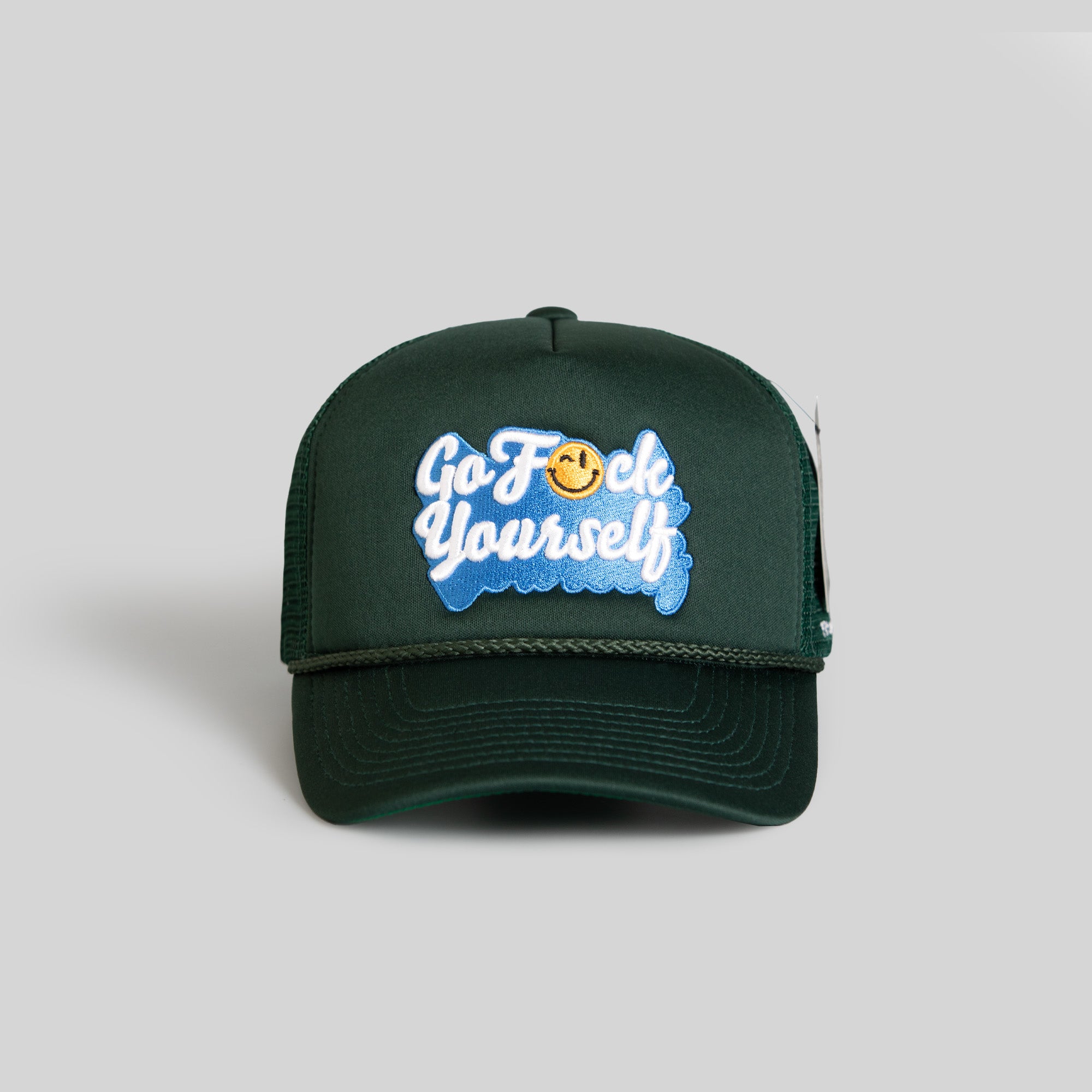 GO F*CK YOURSELF FG GREEN TRUCKER HAT