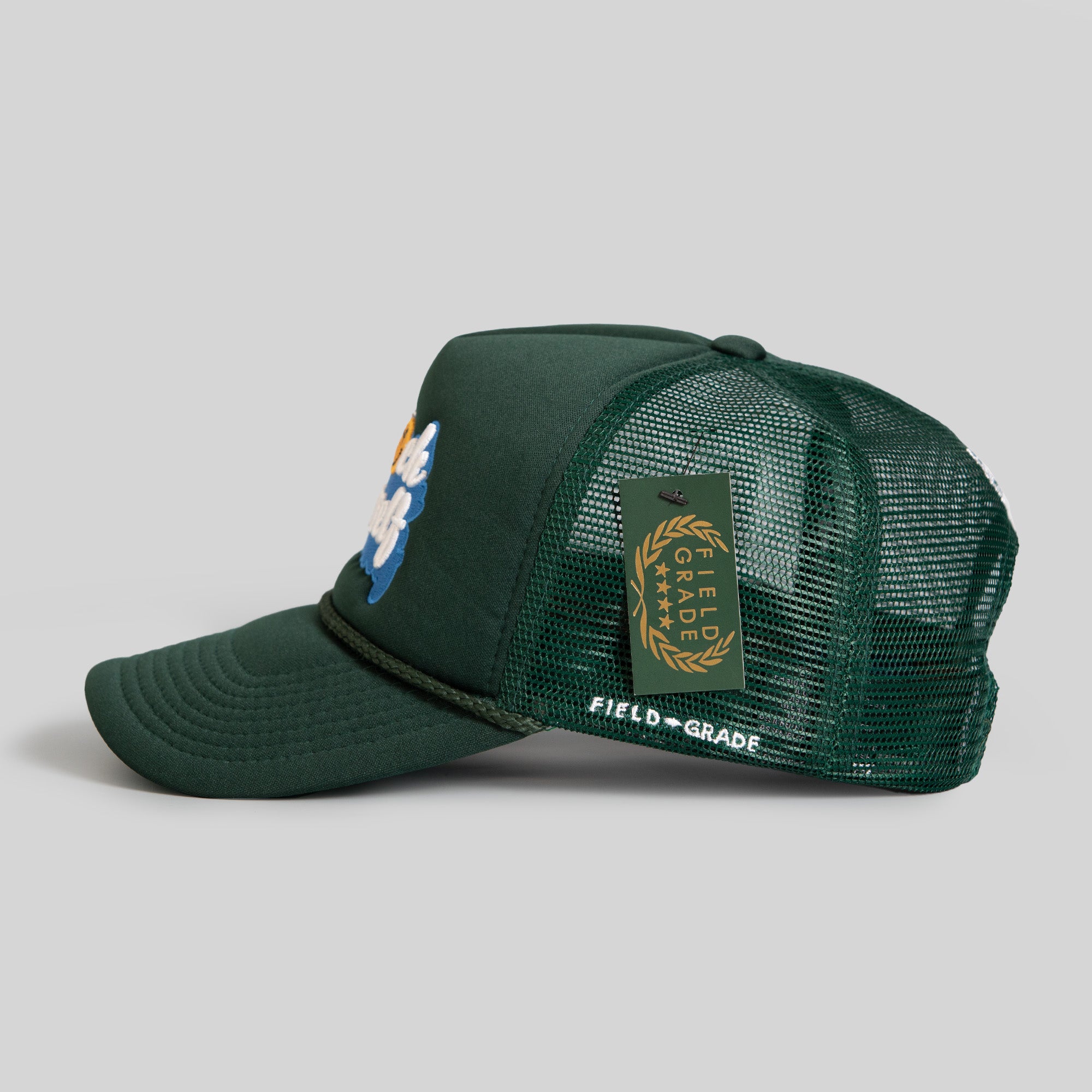 GO F*CK YOURSELF FG GREEN TRUCKER HAT