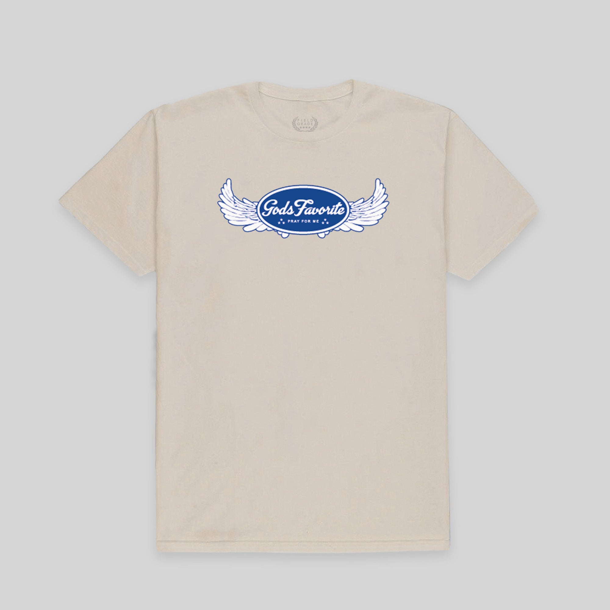 GOD'S FAVORITE SAND COTTON TEE