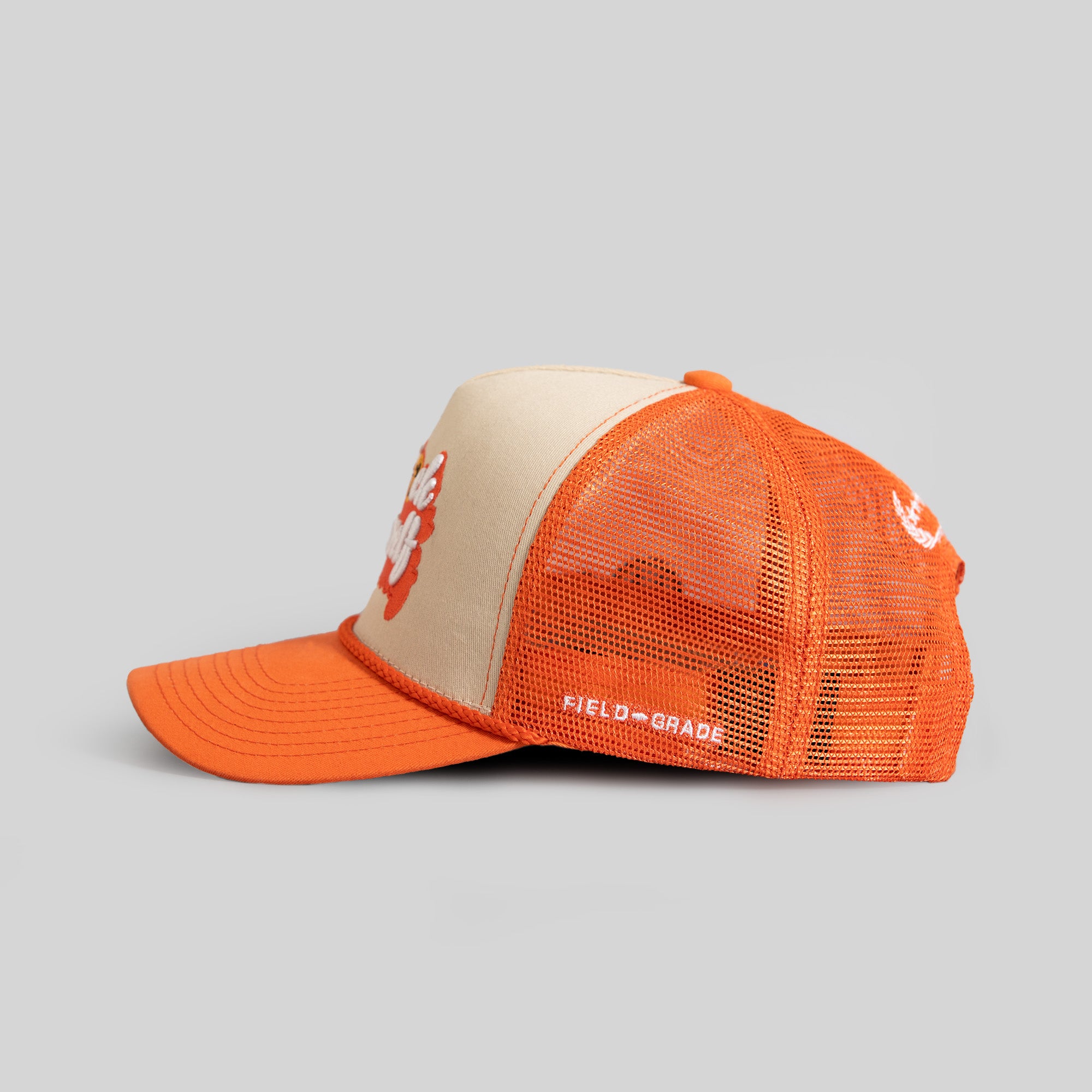 GO F*CK YOURSELF SAND CLAY TWILL MESH TRUCKER