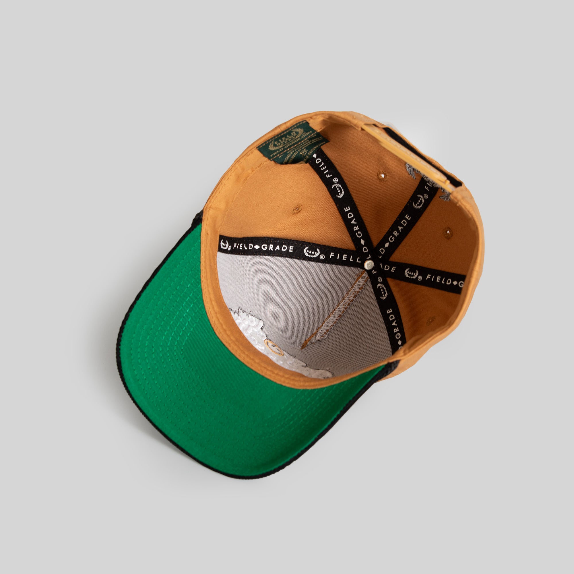 GO F*CK YOURSELF WHEAT BLACK TWILL CORDUROY TRUCKER