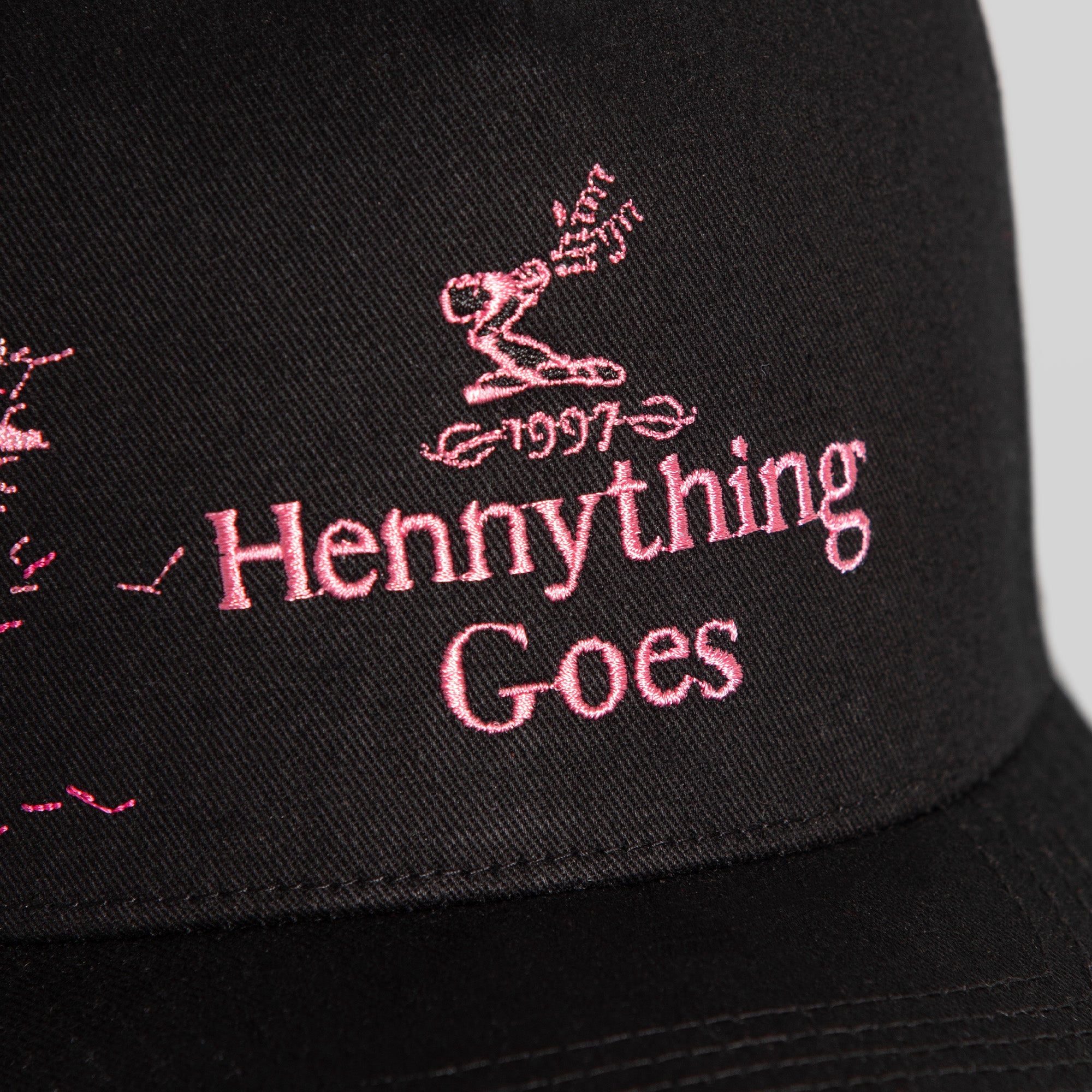 HENNYTHING GOES CHERRY BLOSSOM TWILL TRUCKER