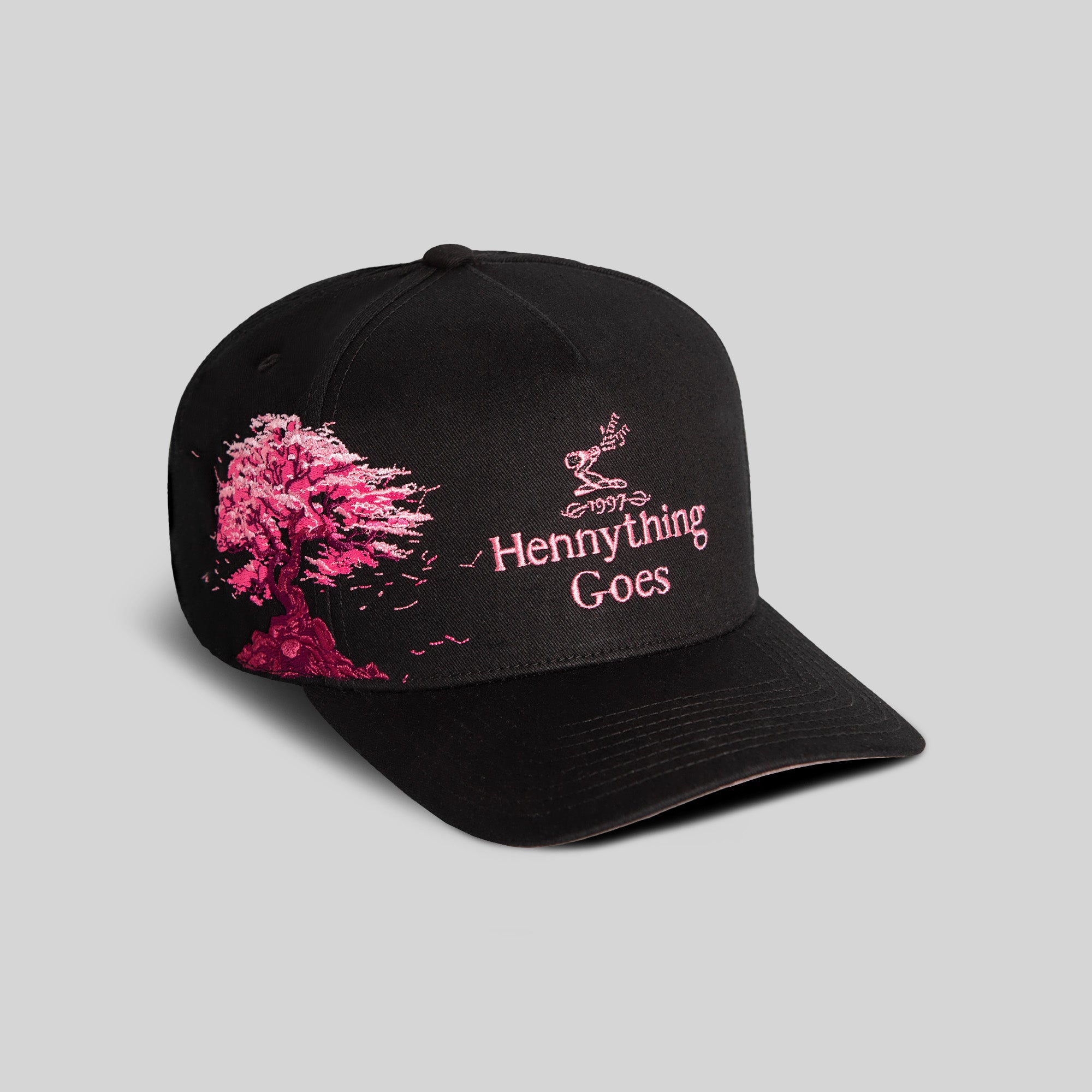 HENNYTHING GOES CHERRY BLOSSOM TWILL TRUCKER
