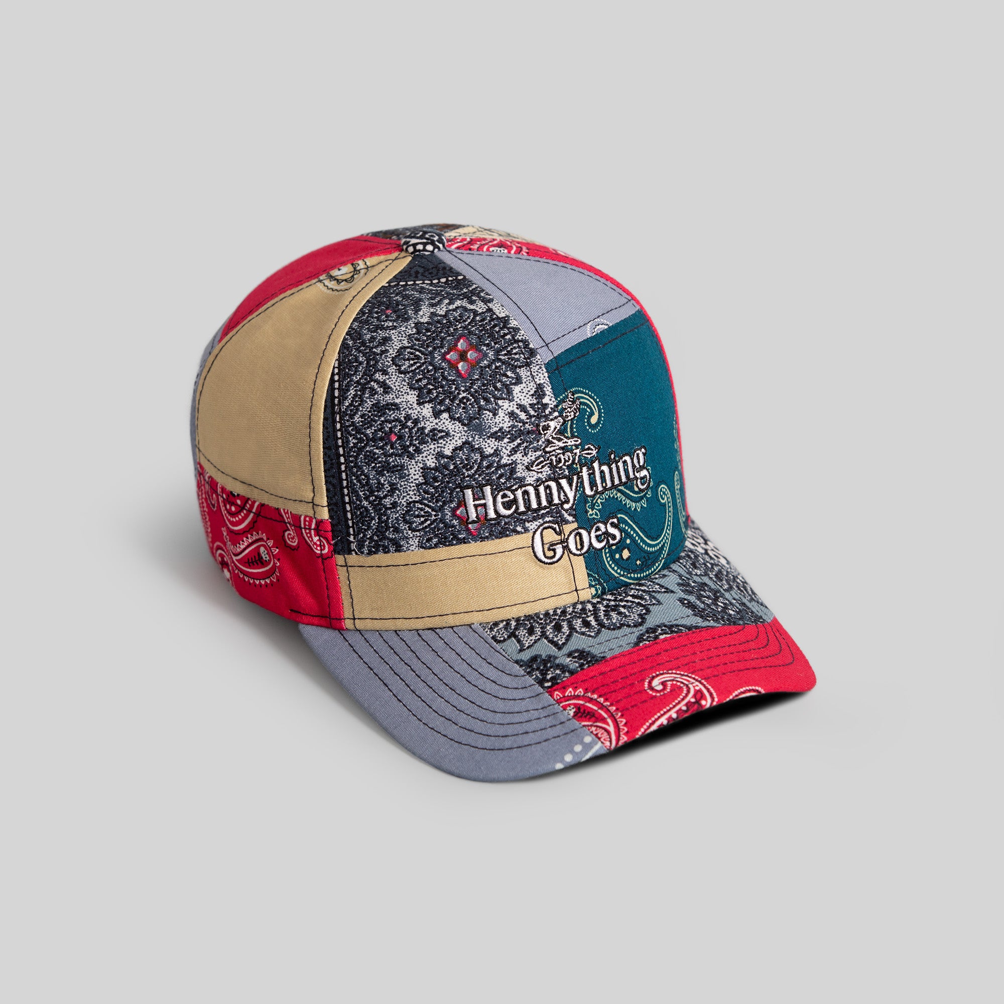 HENNYTHING GOES PATCHWORK BANDANA TRUCKER