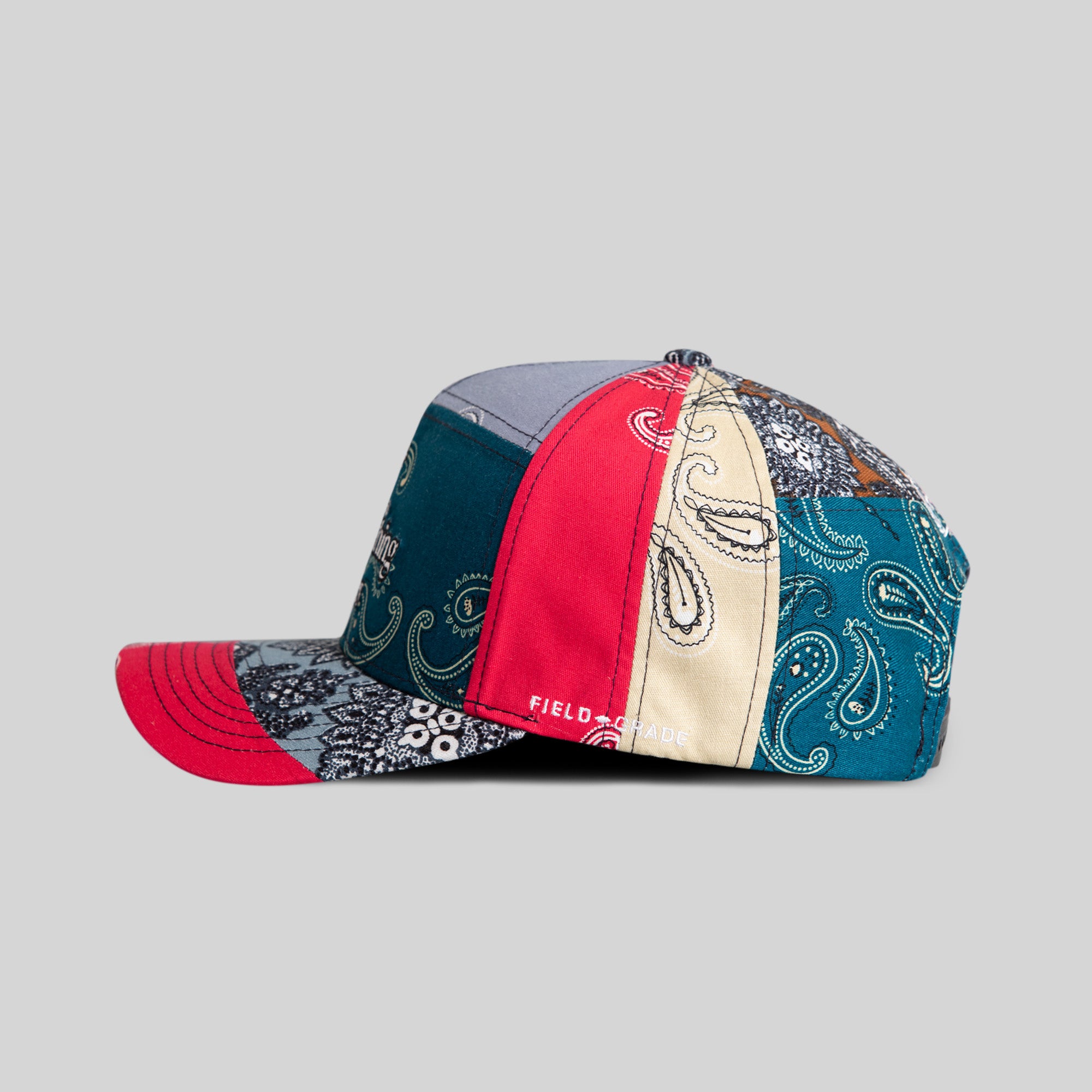 HENNYTHING GOES PATCHWORK BANDANA TRUCKER