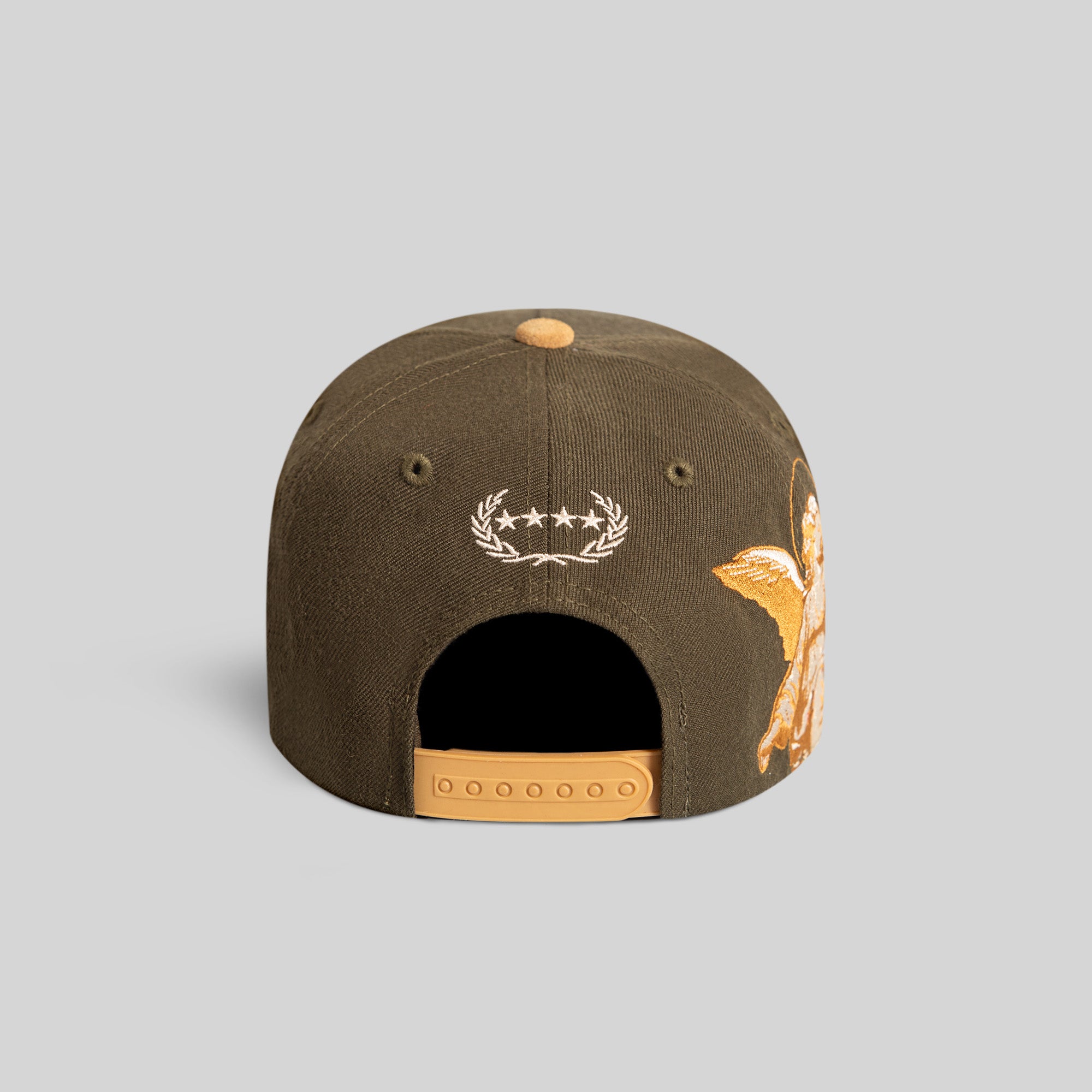 HOLY GRAIL OLIVE WHEAT WOOL SUEDE TRUCKER