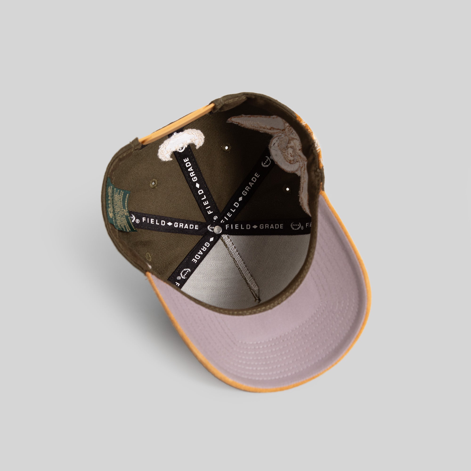 HOLY GRAIL OLIVE WHEAT WOOL SUEDE TRUCKER