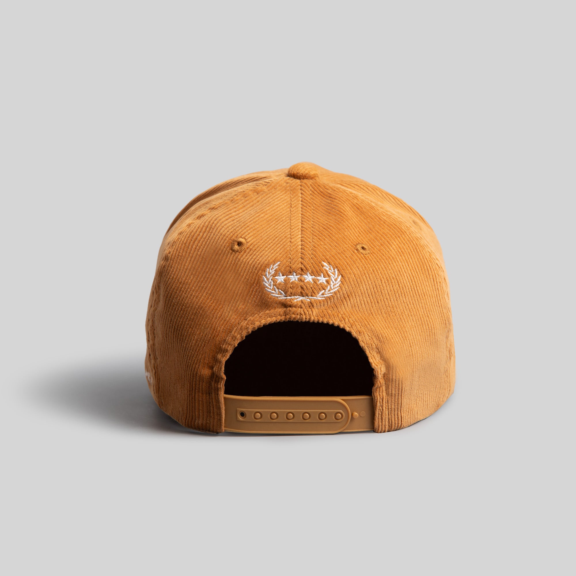 ALL HUSTLE NO LUCK WHEAT CORDUROY TRUCKER HAT