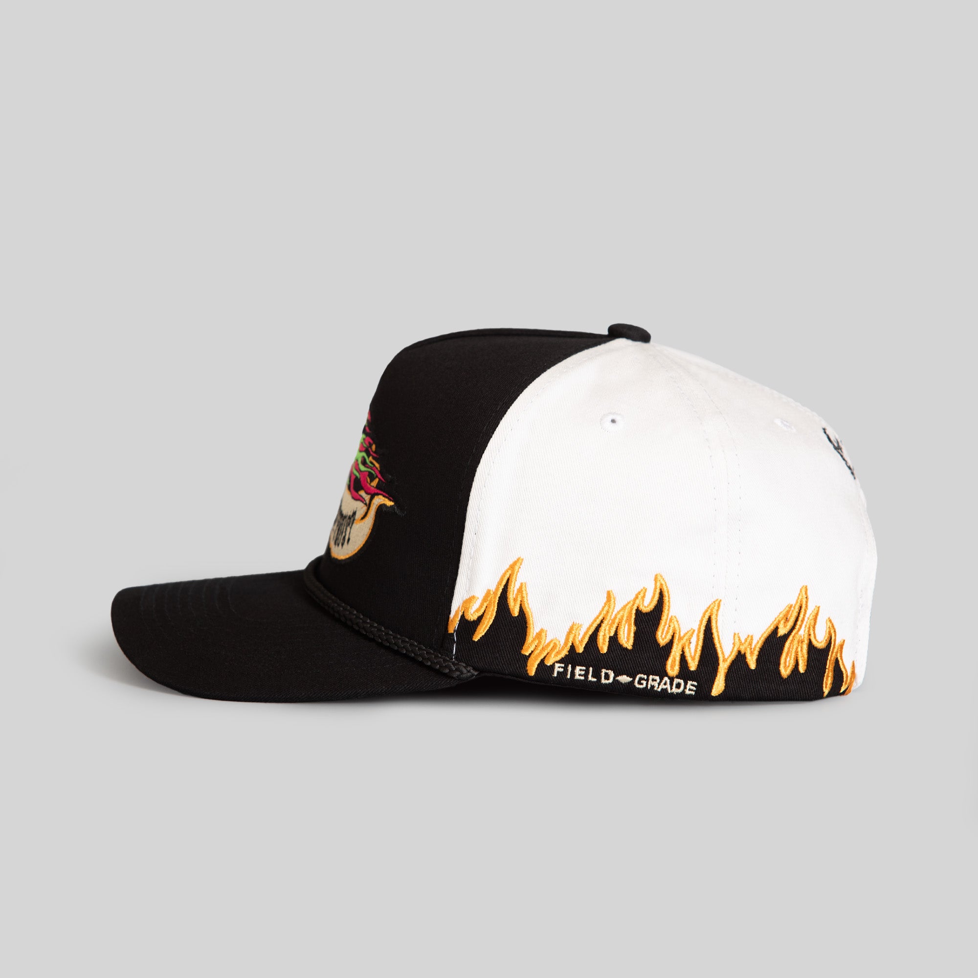 IN DEATH BLACK TWILL TRUCKER HAT
