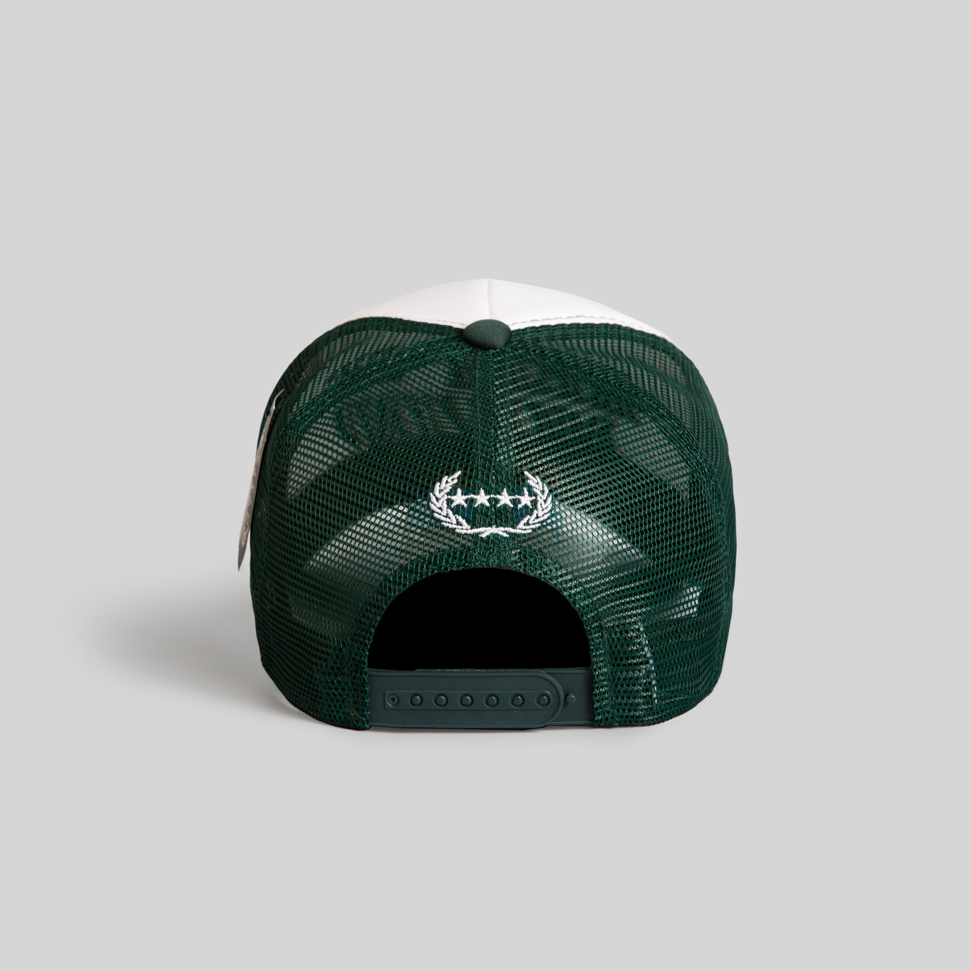 KEEP IT MOVIN' WHITE FG GREEN TRUCKER HAT