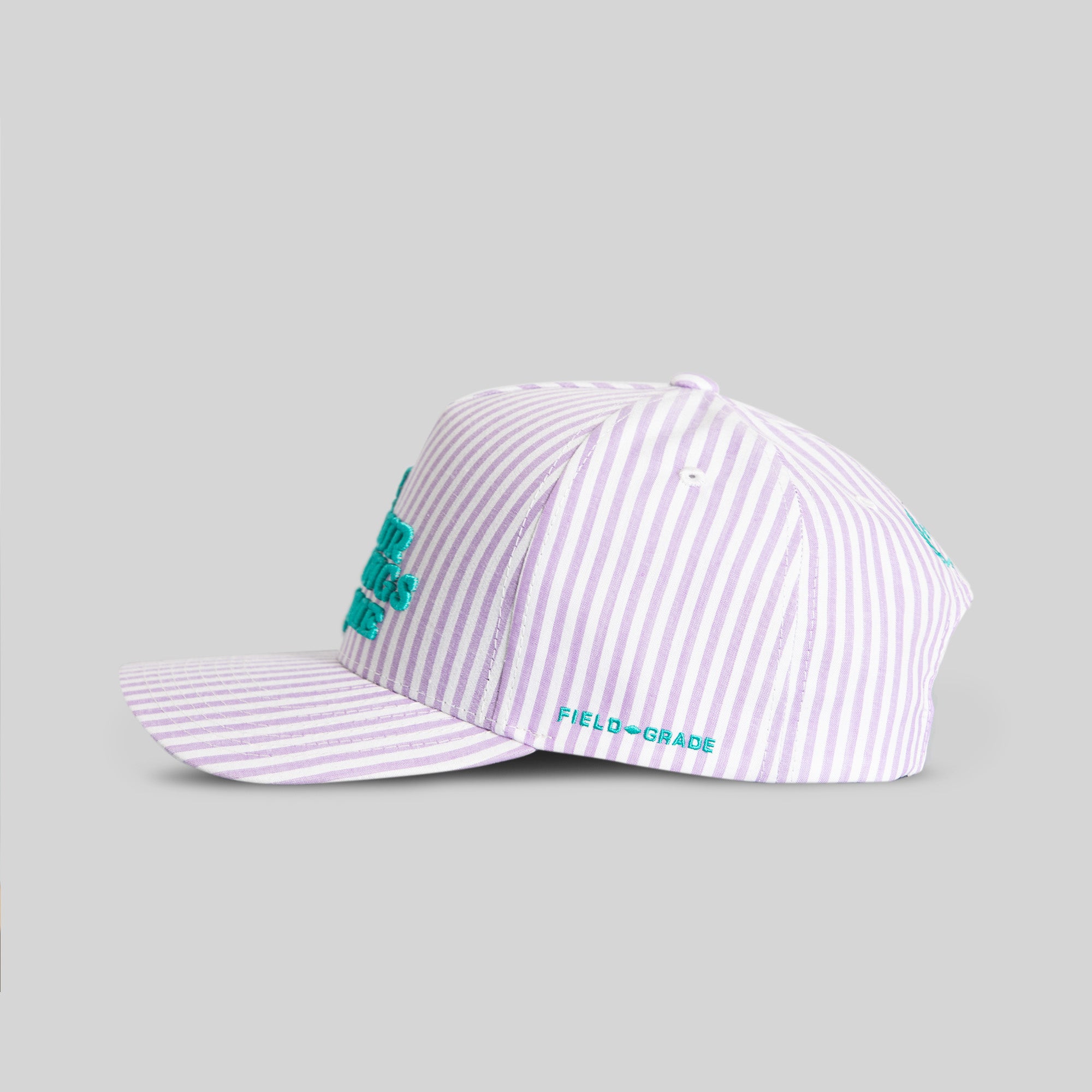 LEAVE YOUR FEELINGS SEERSUCKER TRUCKER