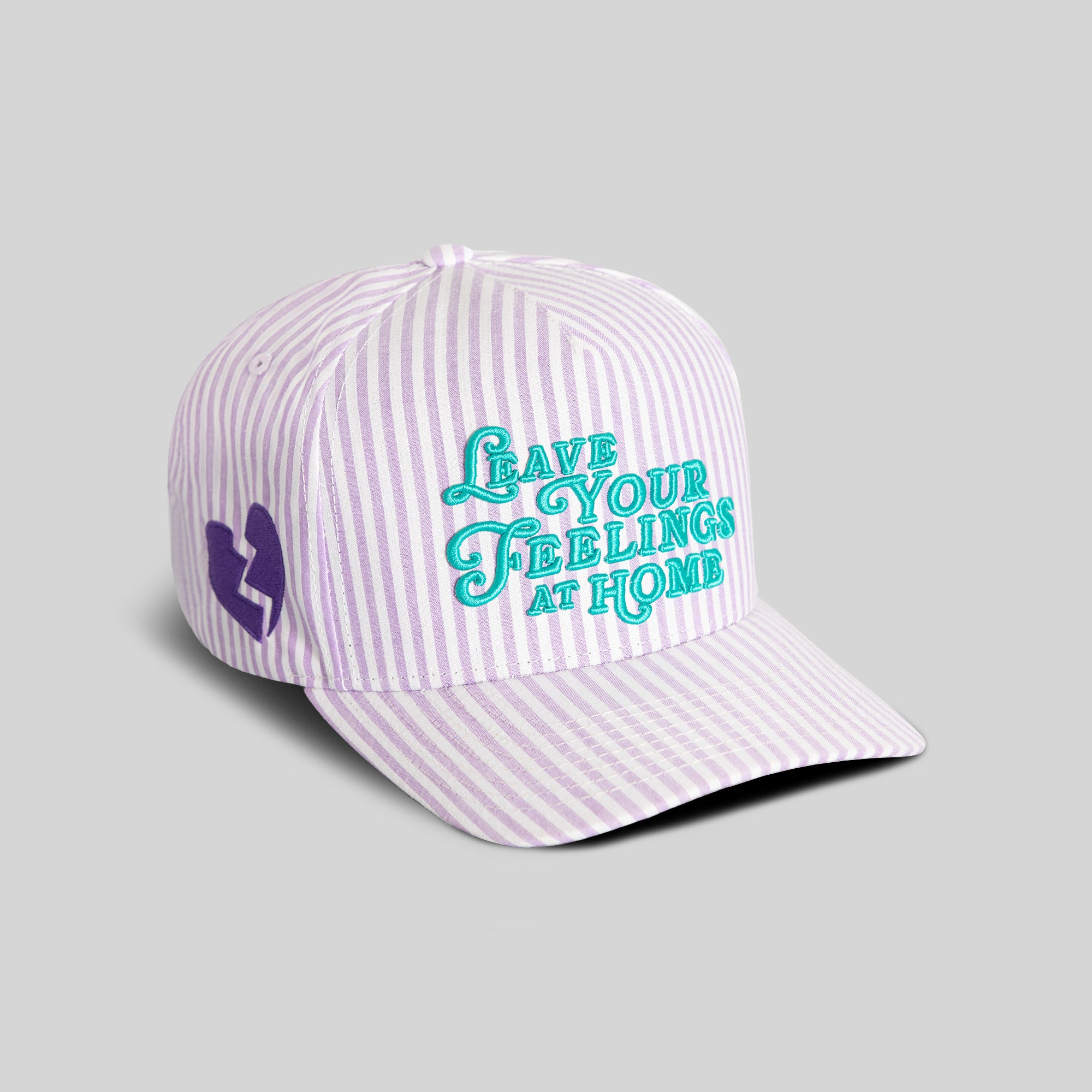 LEAVE YOUR FEELINGS SEERSUCKER TRUCKER