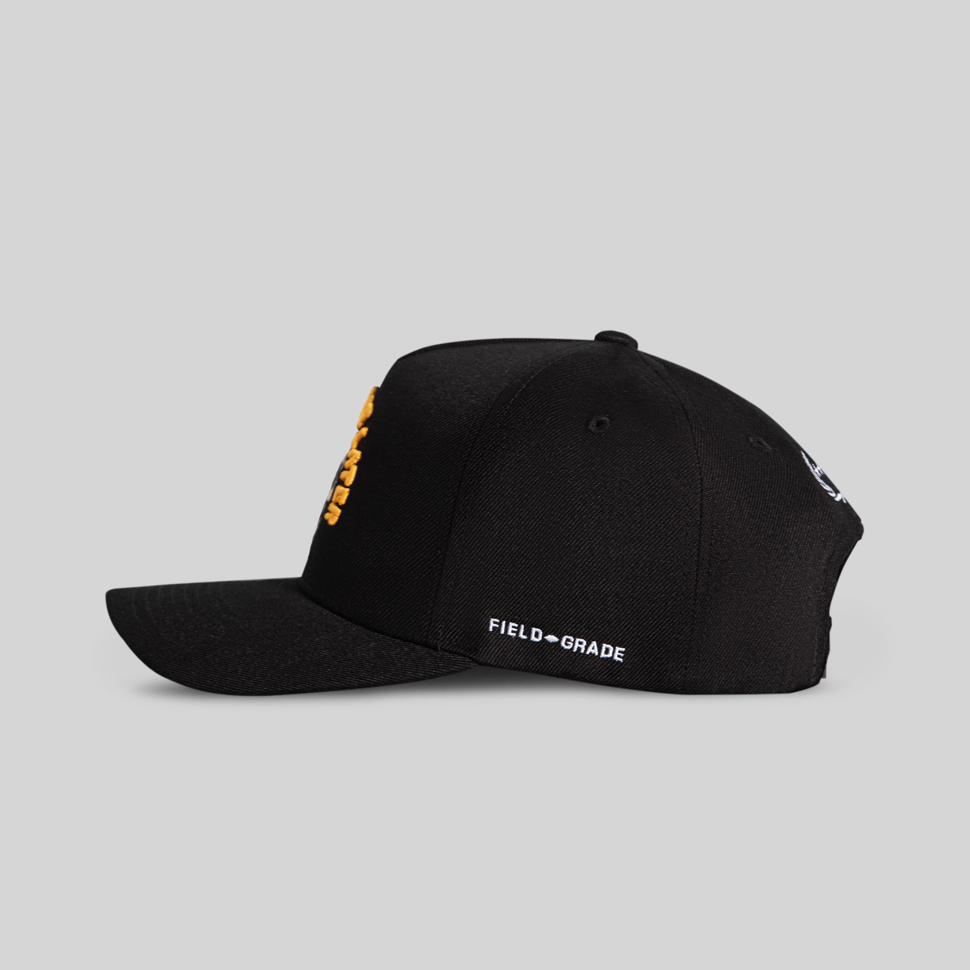 LIVE NOW DIE LATER BLACK WOOL TRUCKER