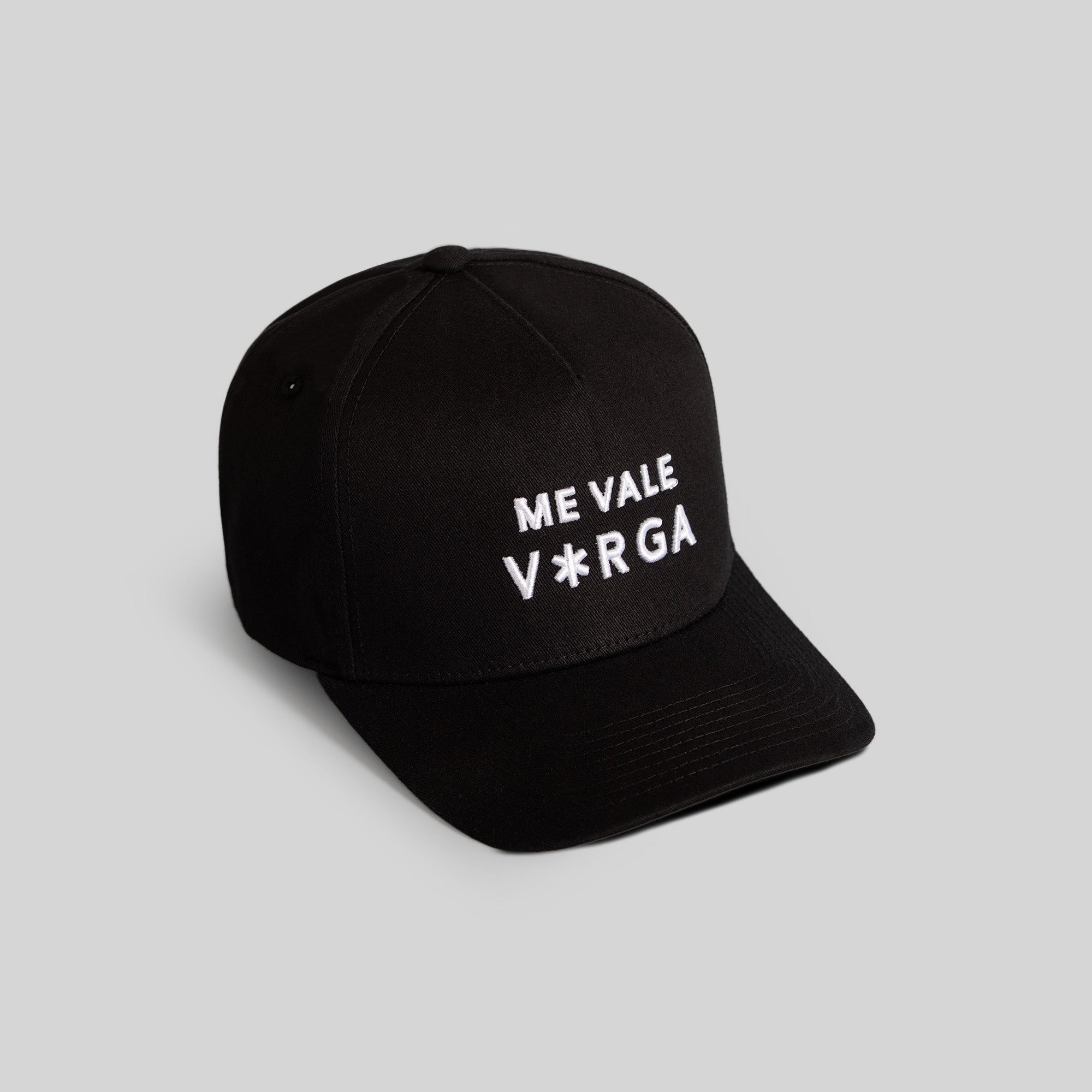 ME VALE BLACK TWILL TRUCKER