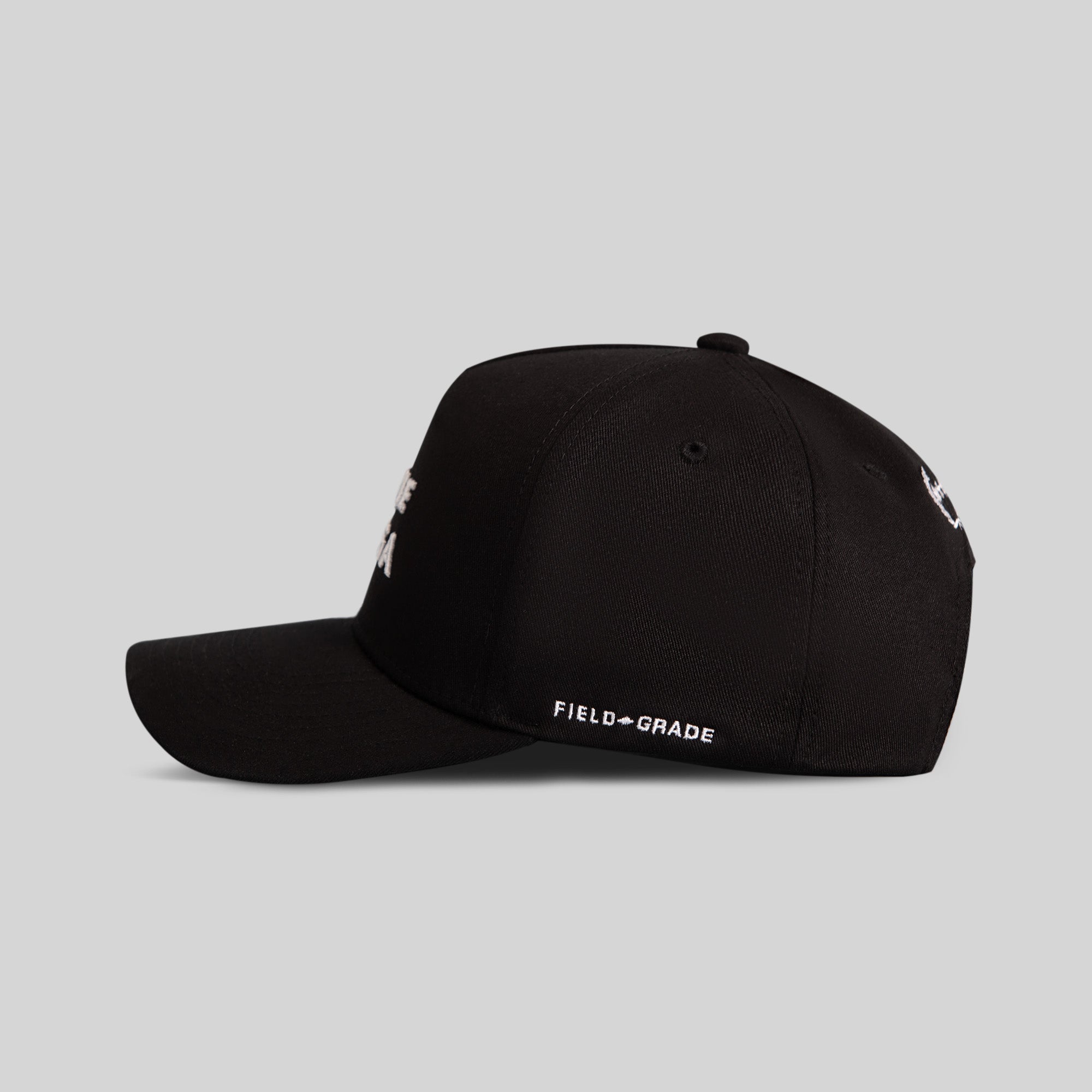 ME VALE BLACK TWILL TRUCKER
