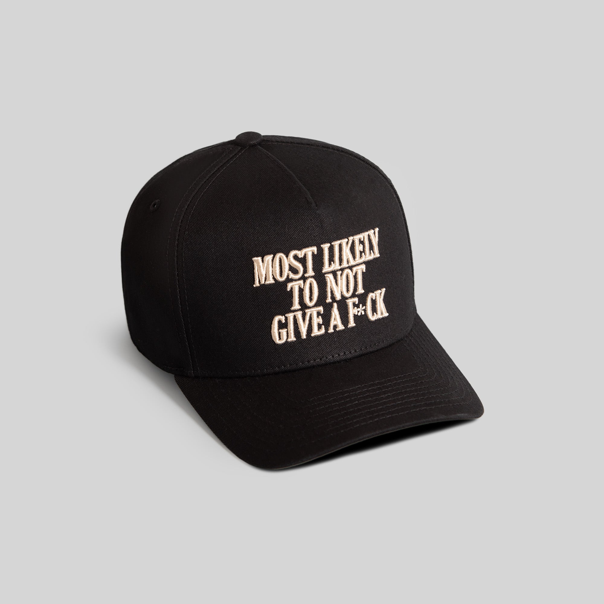 MOST LIKELY BLACK TWILL TRUCKER