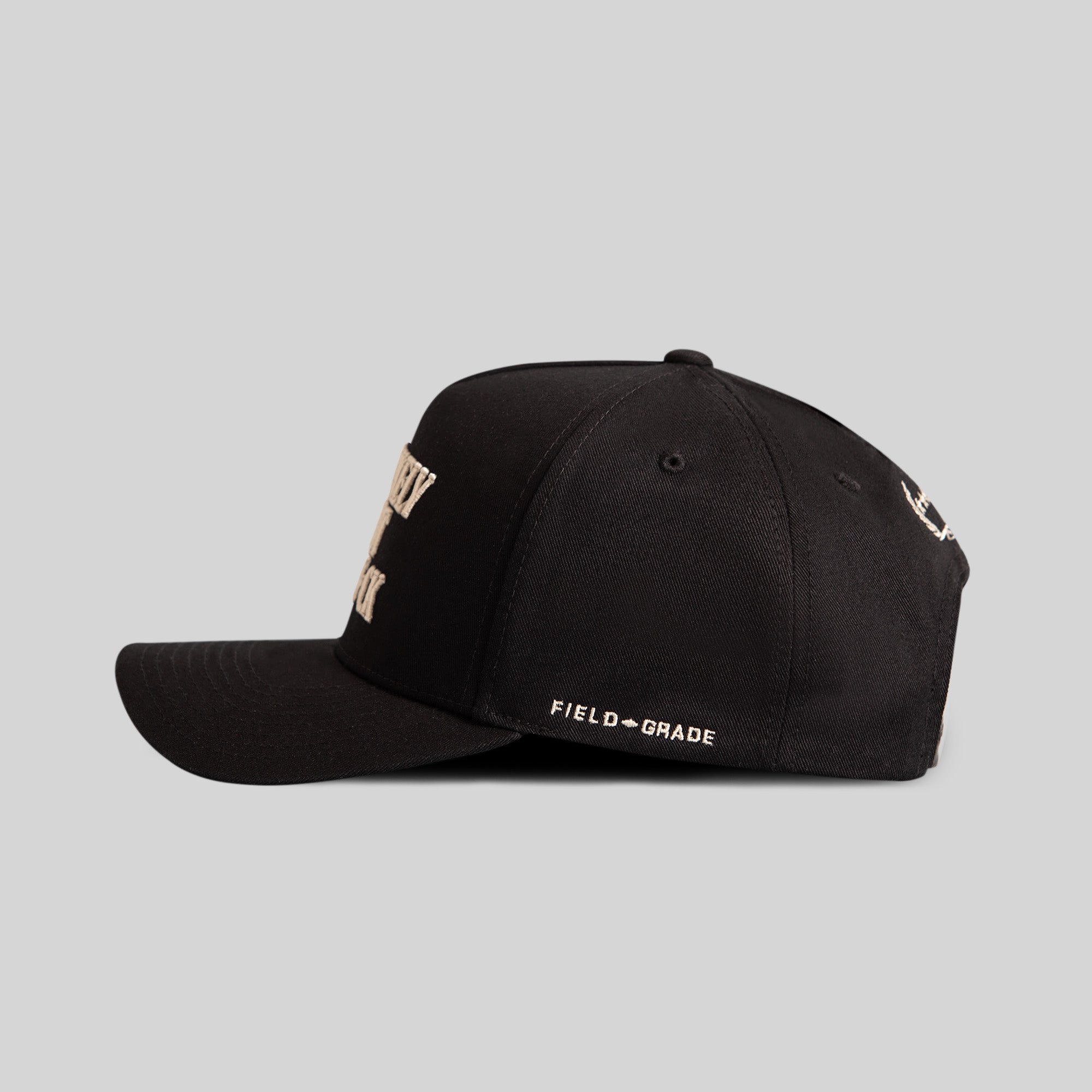 MOST LIKELY BLACK TWILL TRUCKER
