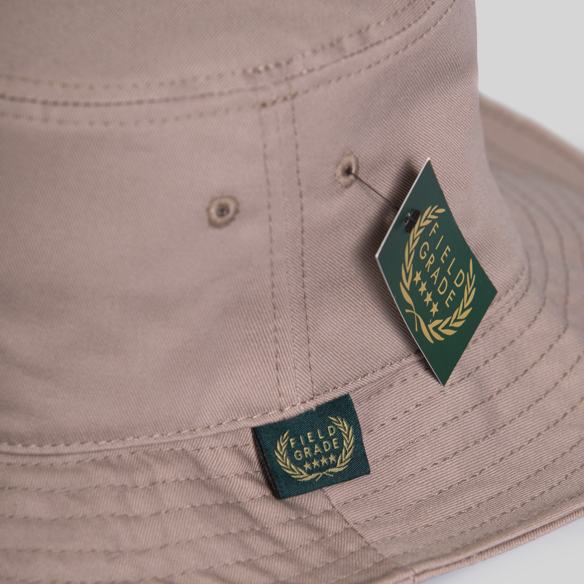 NO F*CKS GIVEN BRITISH KHAKI BUCKET HAT