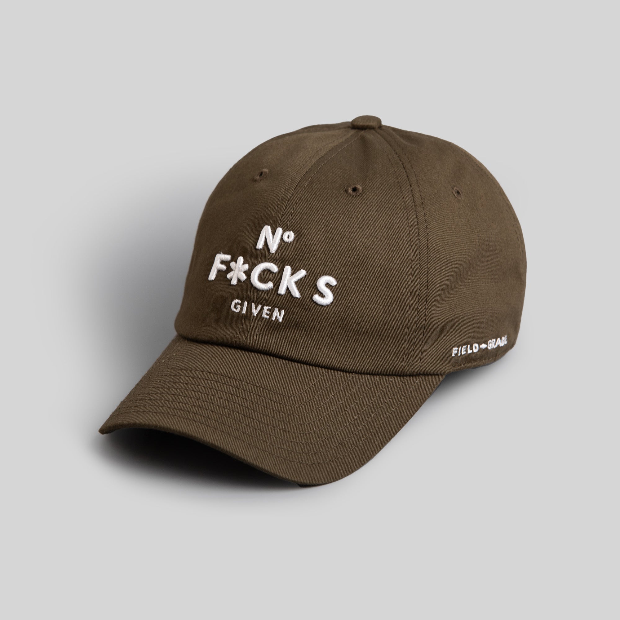NO F*CKS GIVEN OLIVE RELAXED FIT HAT