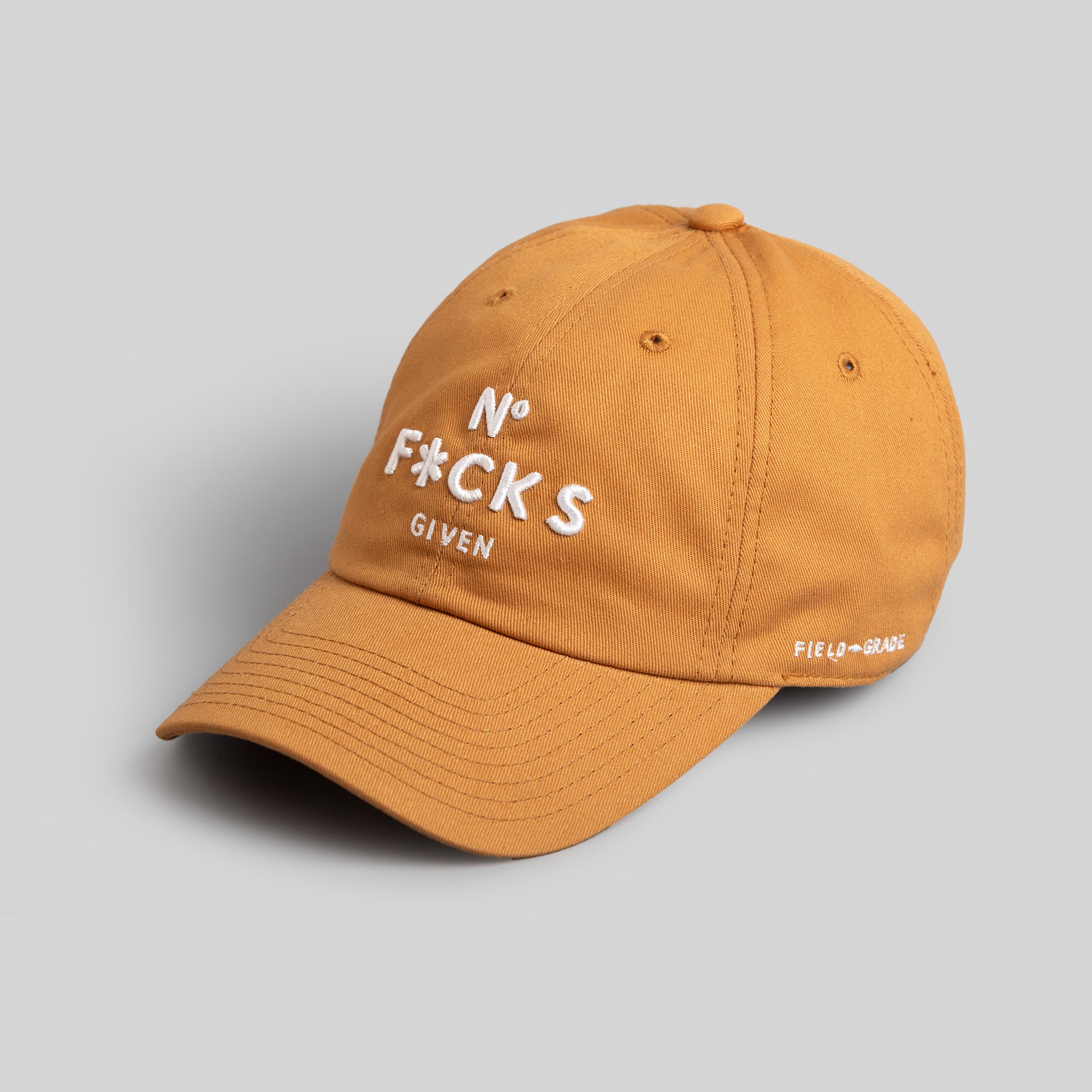 NO F*CKS GIVEN WHEAT RELAXED FIT HAT