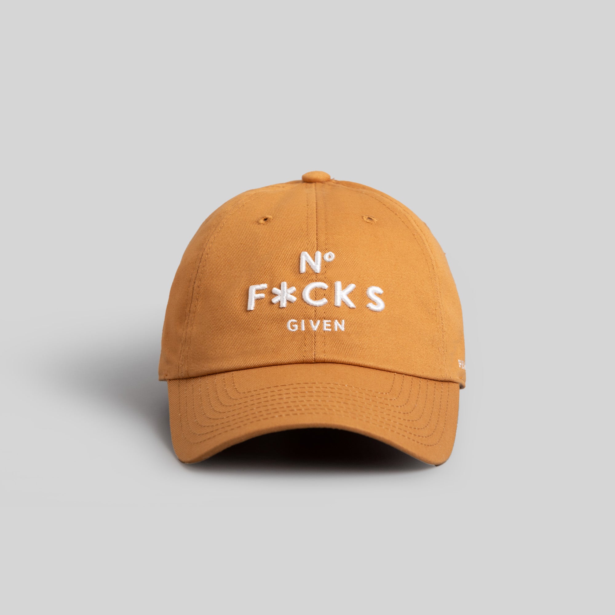 NO F*CKS GIVEN WHEAT RELAXED FIT HAT