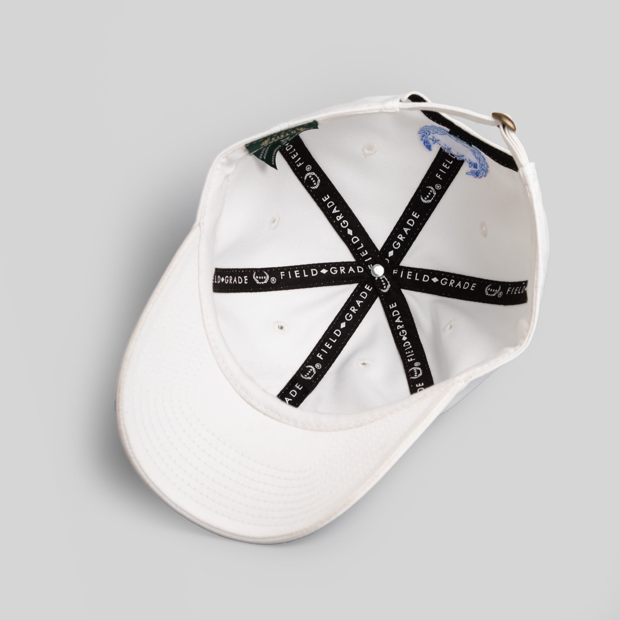 NO F*CKS GIVEN WHITE RELAXED FIT HAT