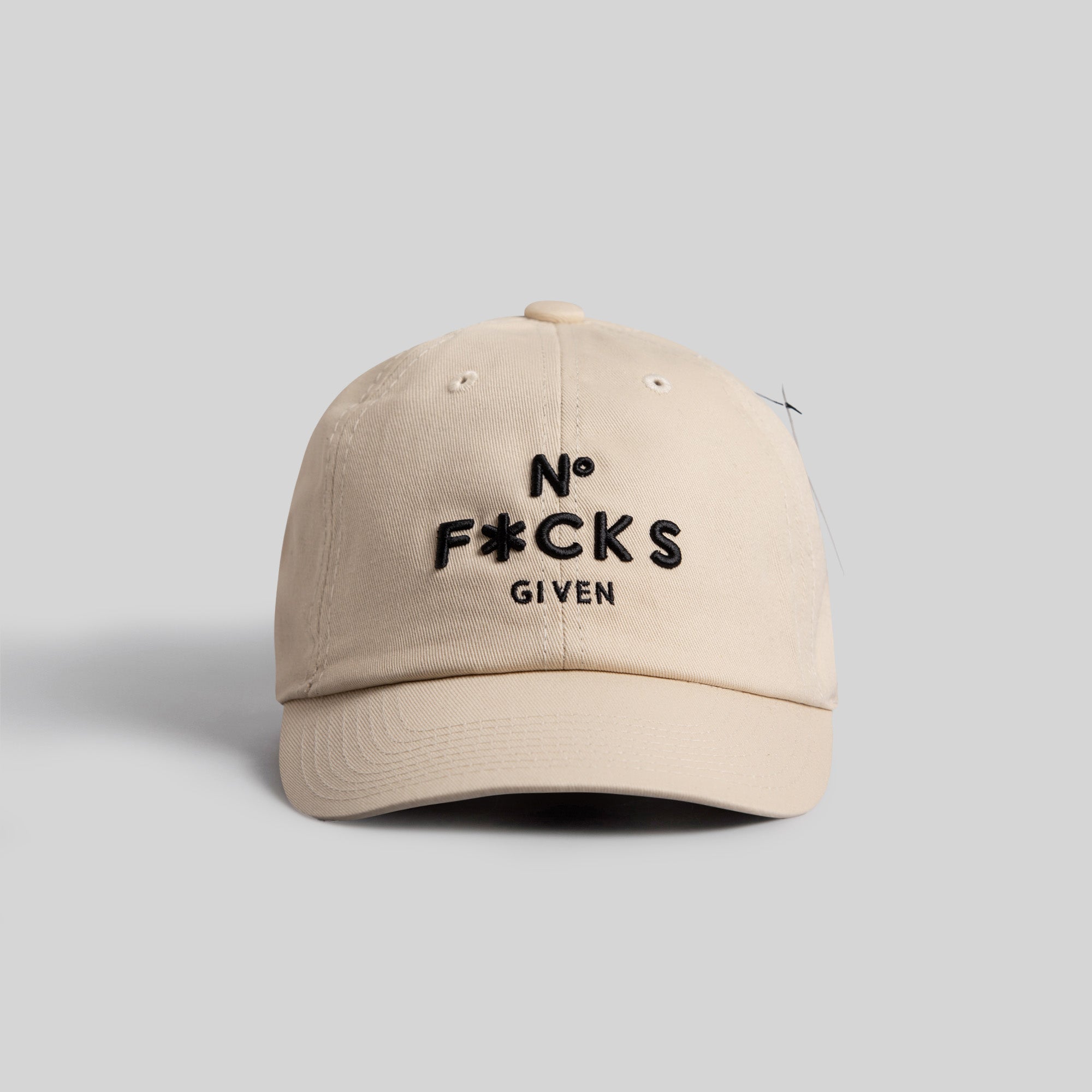 NO F*CKS GIVEN SAND RELAXED FIT HAT