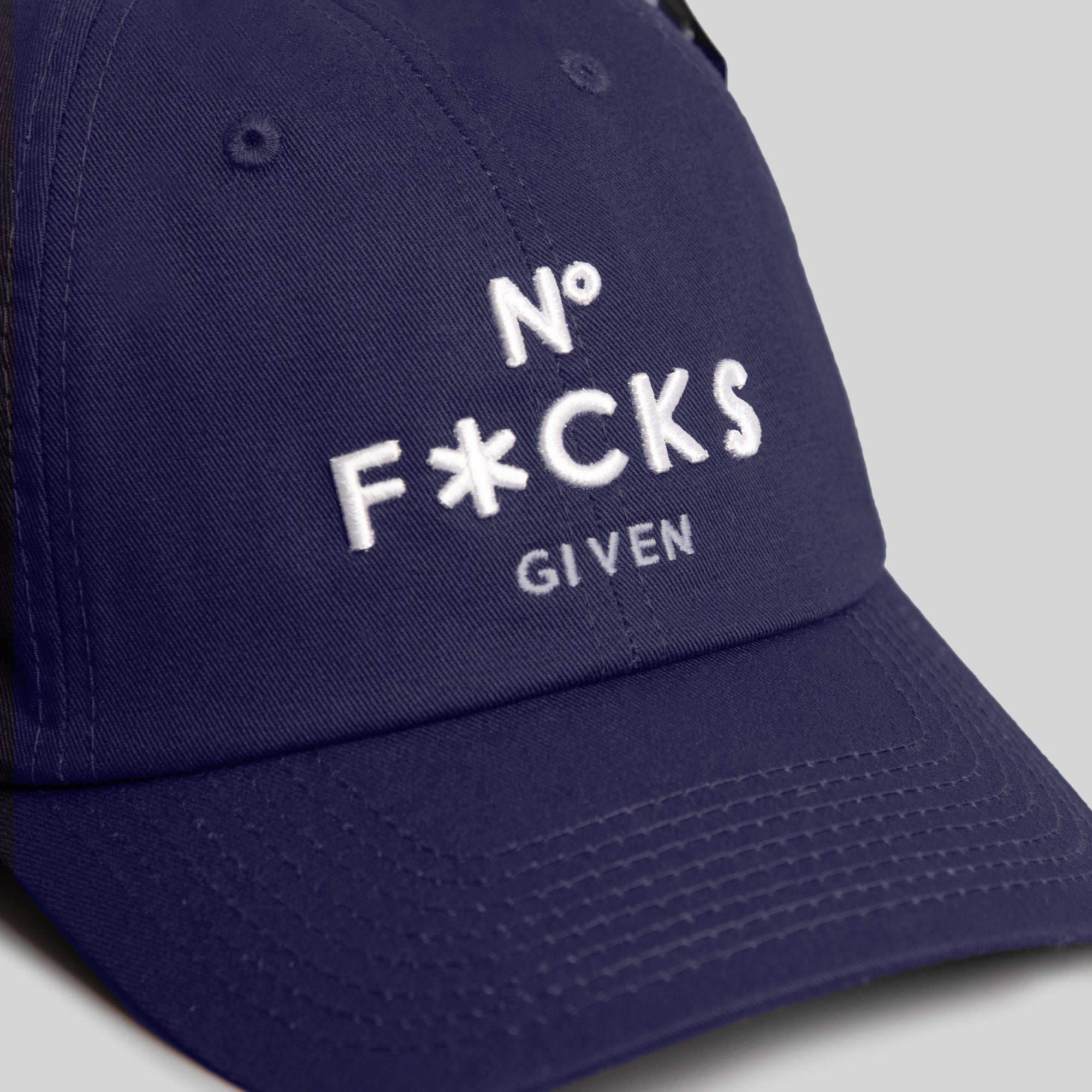 NO F*CKS GIVEN DEEP NAVY RELAXED FIT HAT