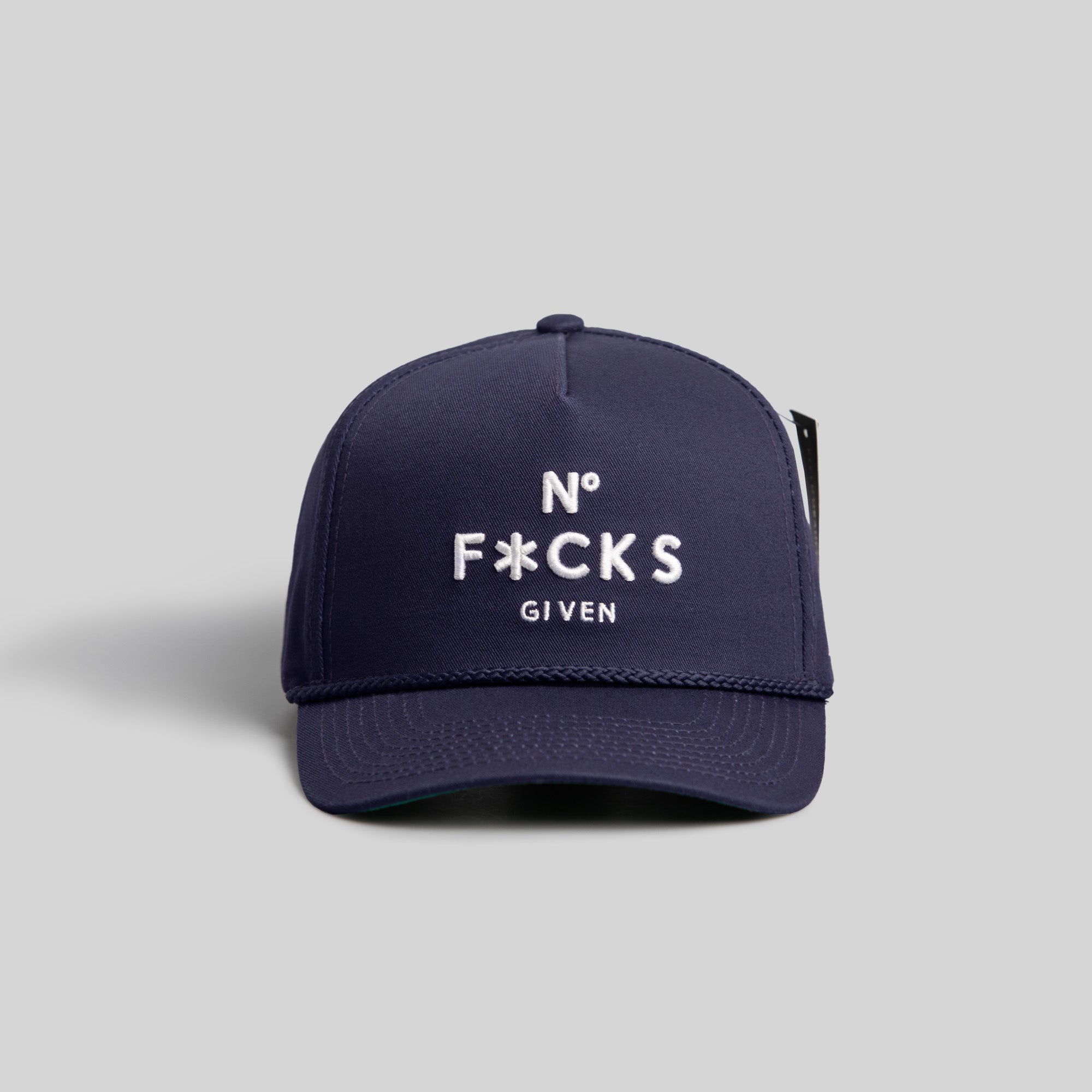 NO F*CKS GIVEN DEEP NAVY TRUCKER HAT