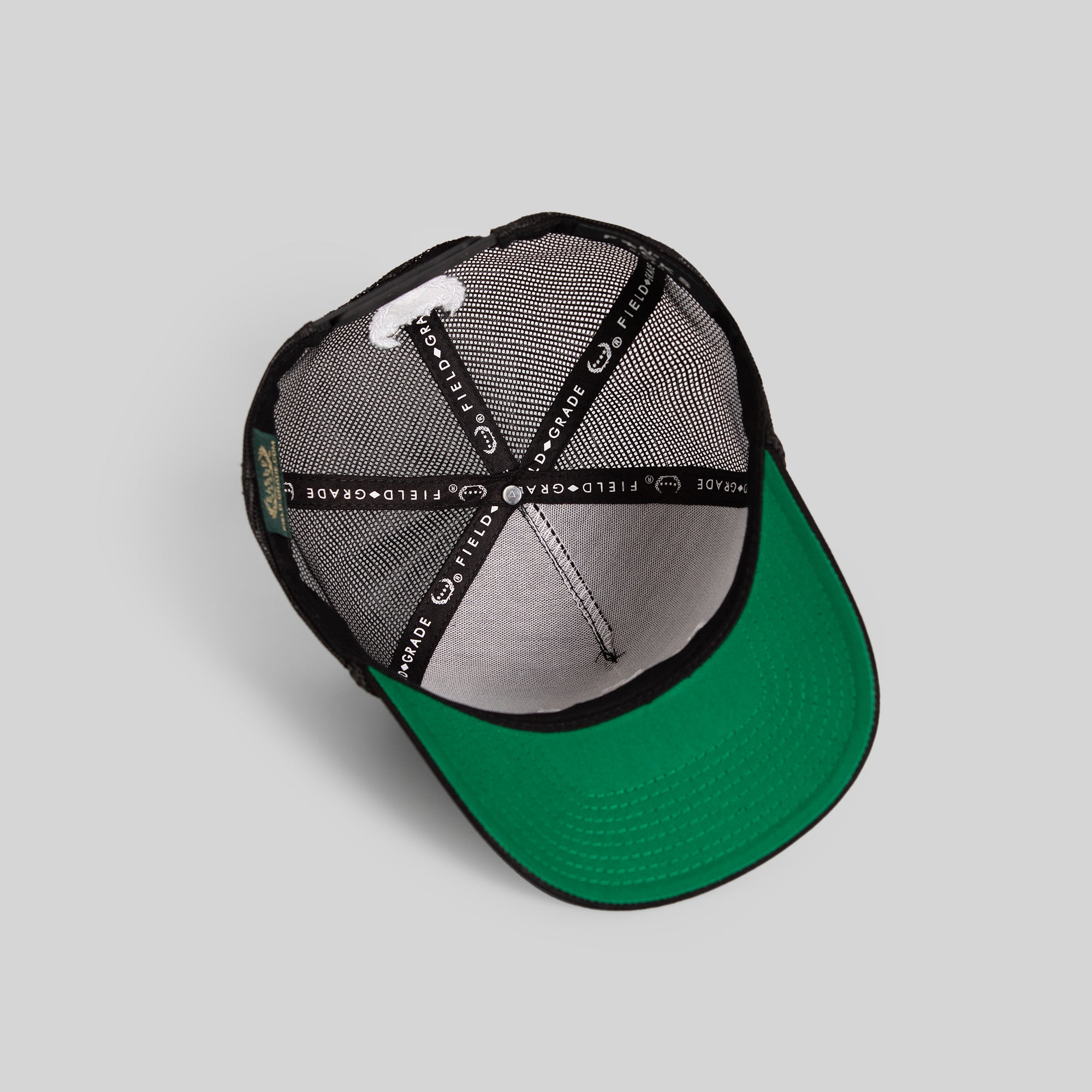 NO F*CKS GIVEN BLACK TWILL MESHBACK TRUCKER HAT