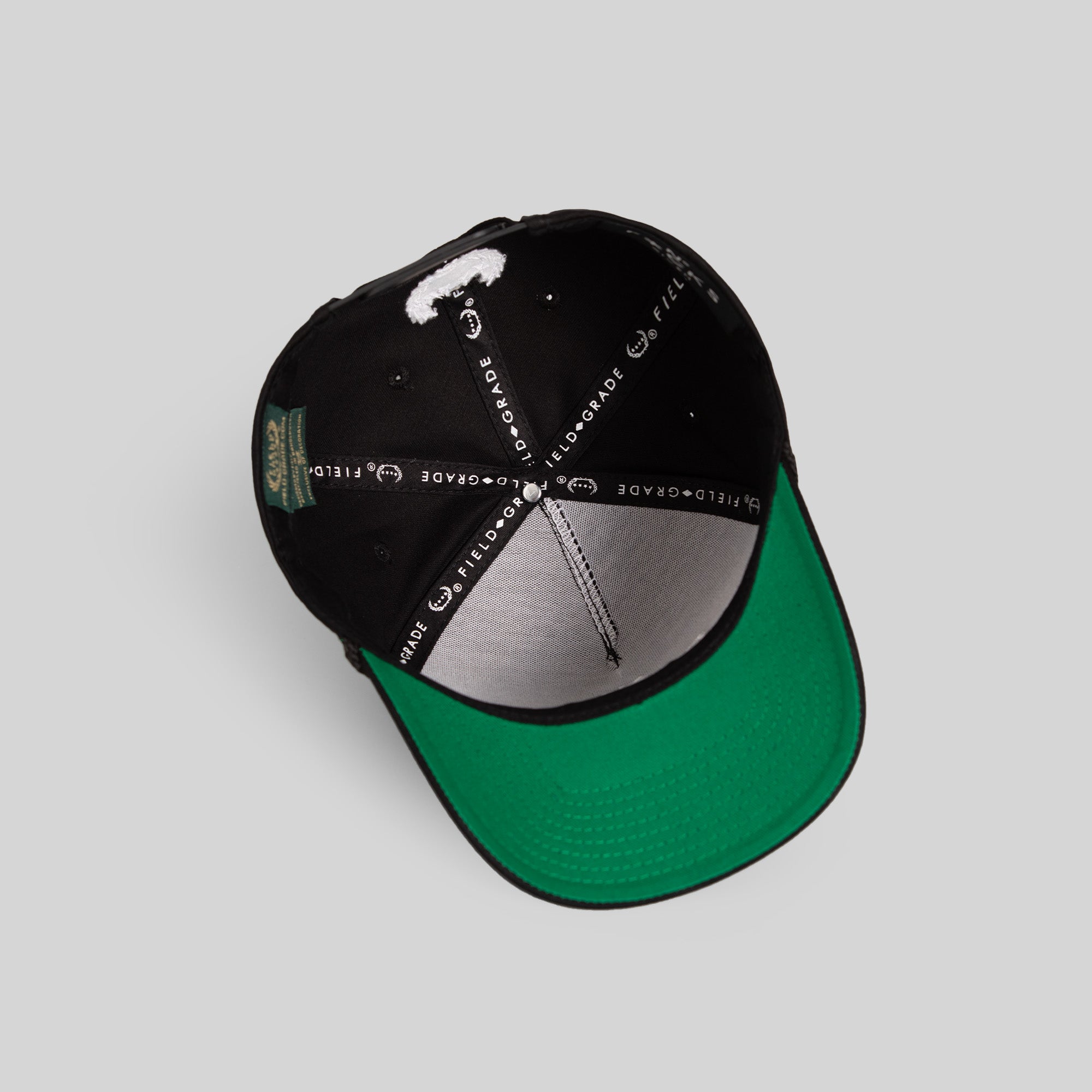 NO F*CKS GIVEN BLACK TWILL TRUCKER HAT