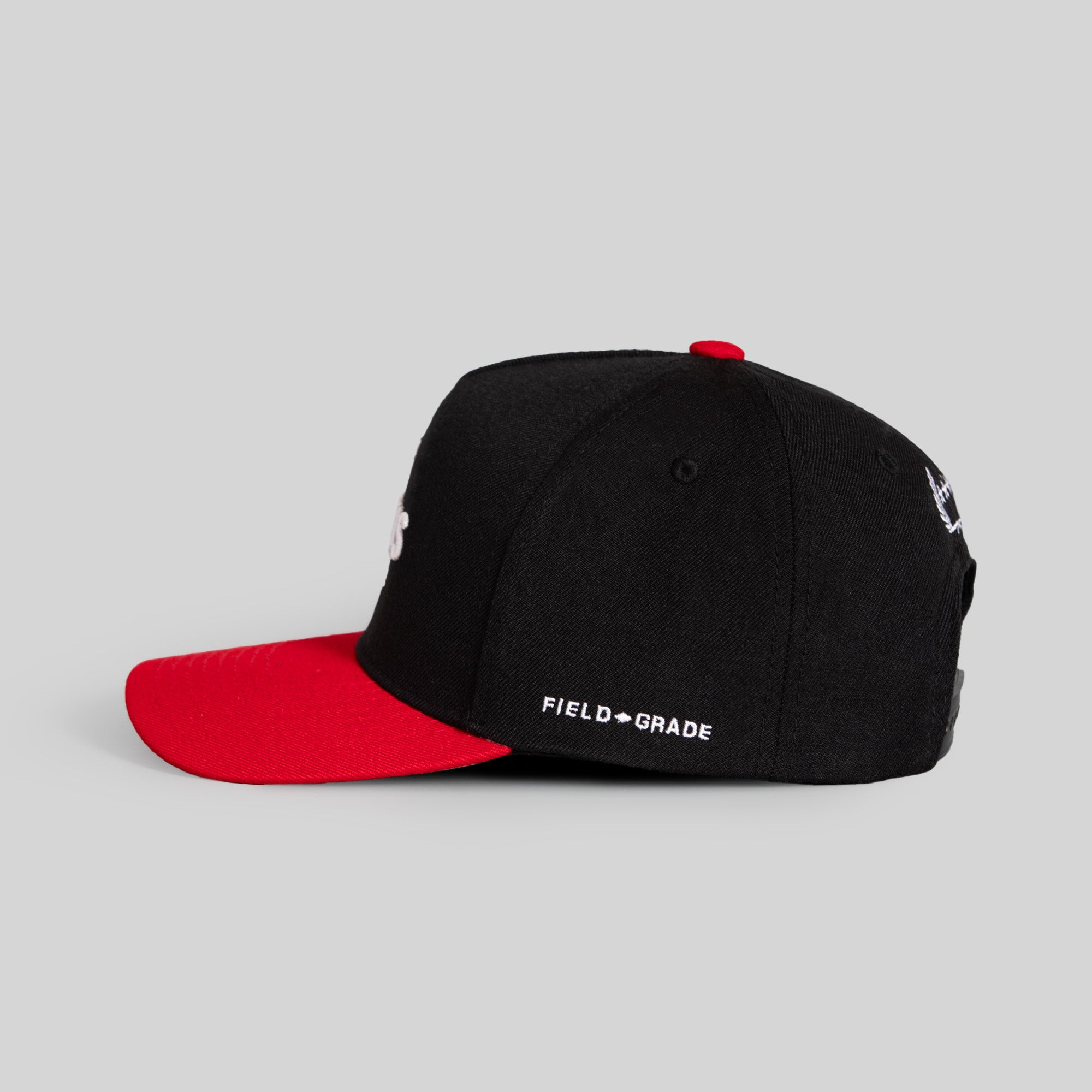NO F*CKS GIVEN BLACK VARSITY RED TRUCKER