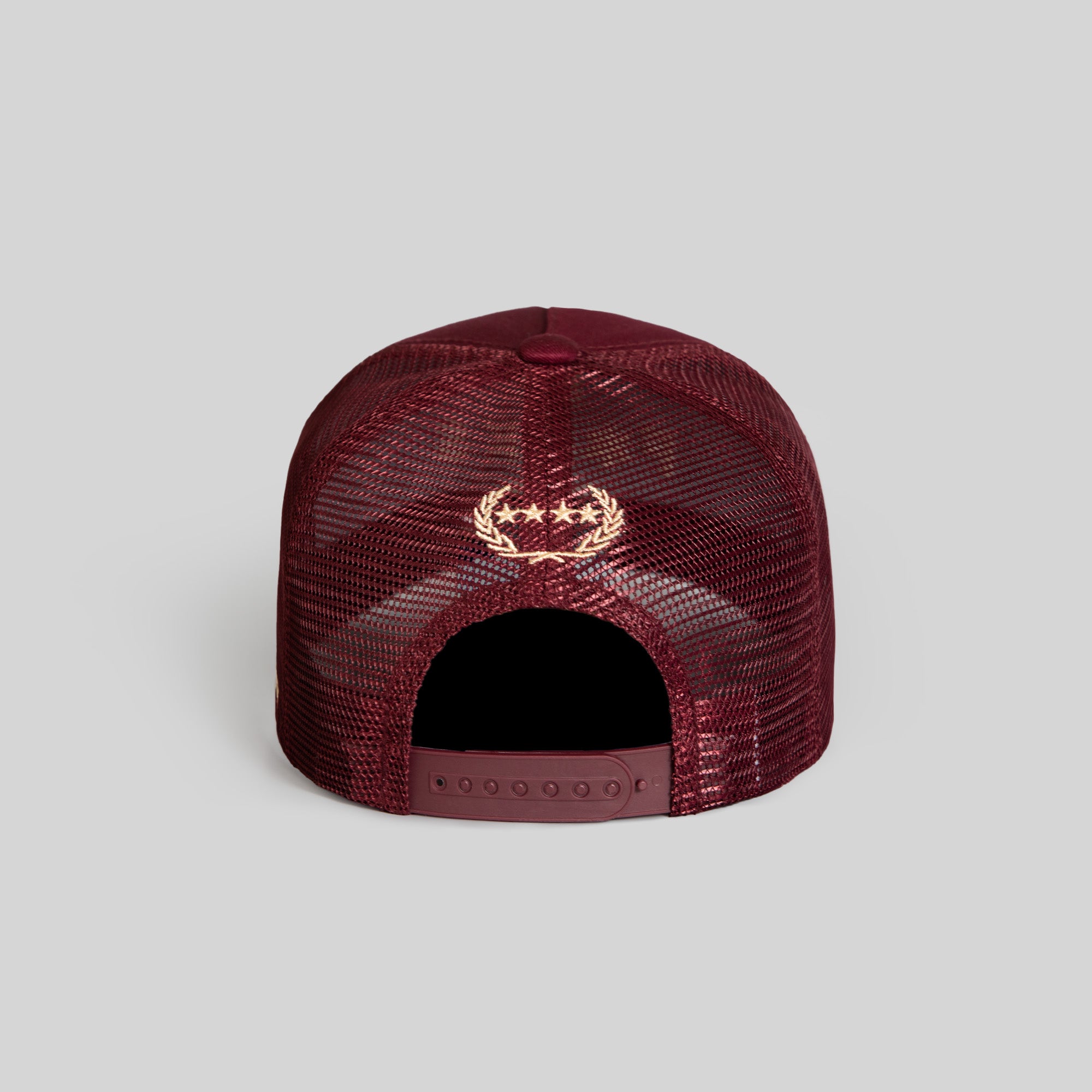 NO F*CKS GIVEN BORDEAUX TWILL MESH TRUCKER