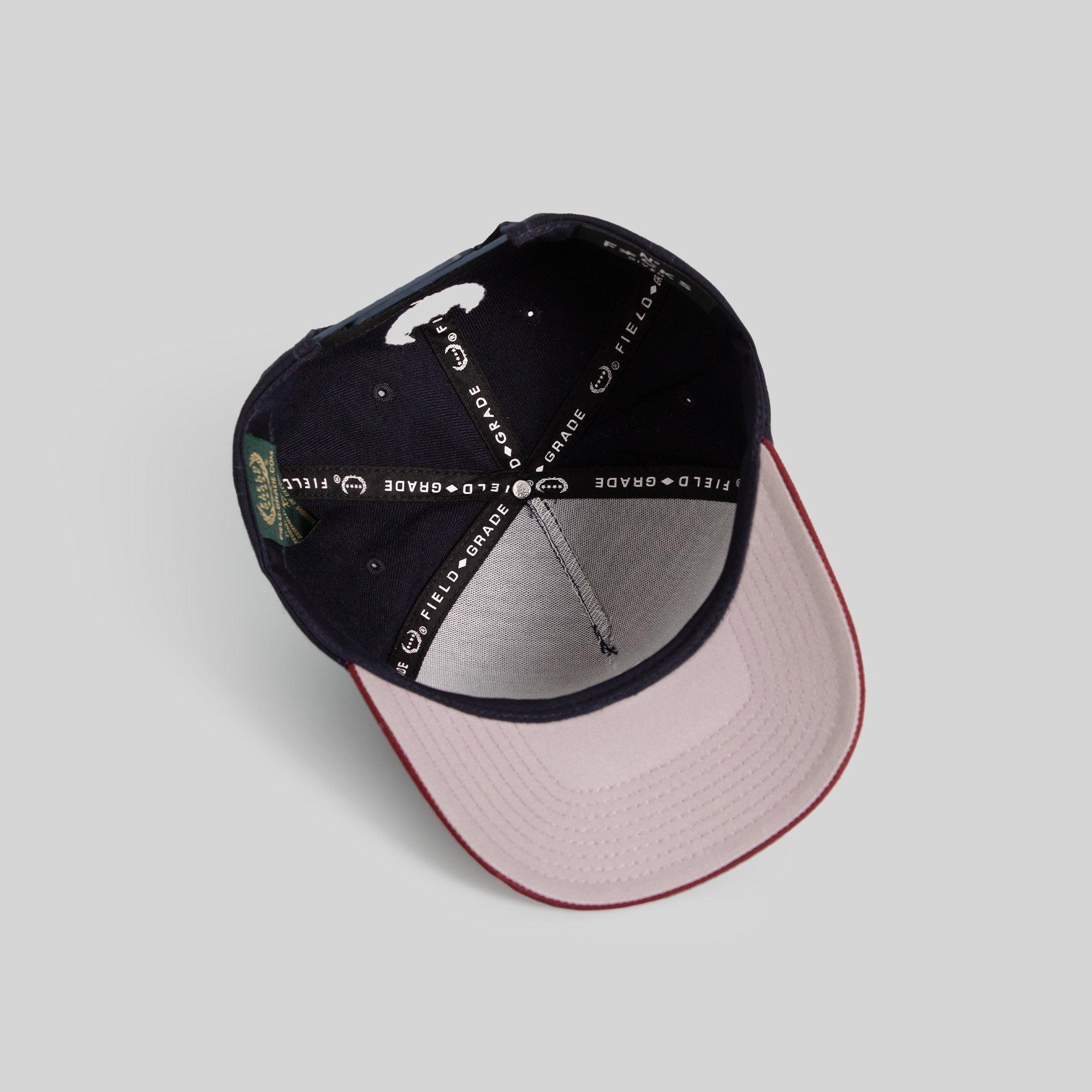 NO F*CKS GIVEN DEEP NAVY BORDEAUX TRUCKER HAT
