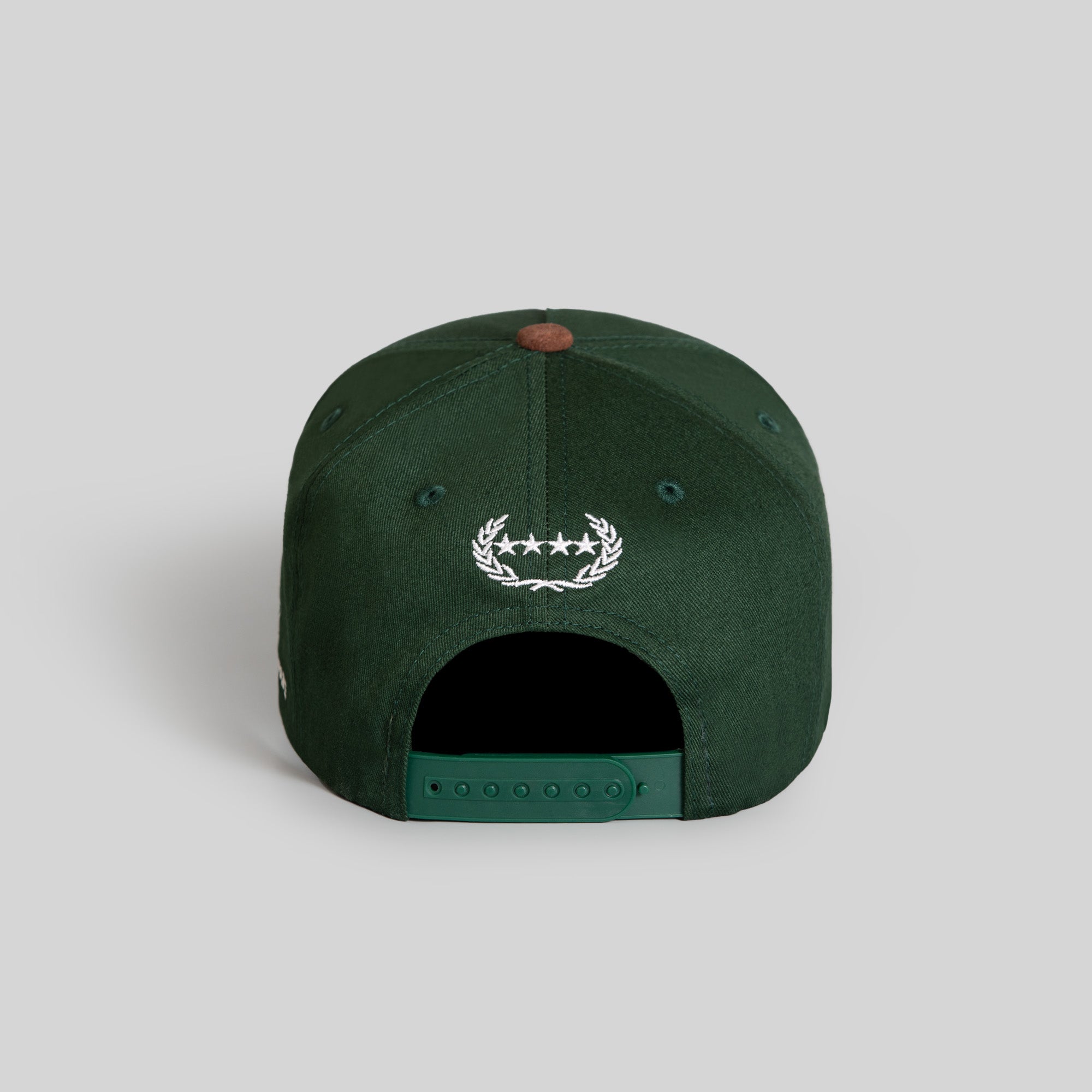 NO F*CKS GIVEN FG GREEN MOCHA TWILL SUEDE TRUCKER
