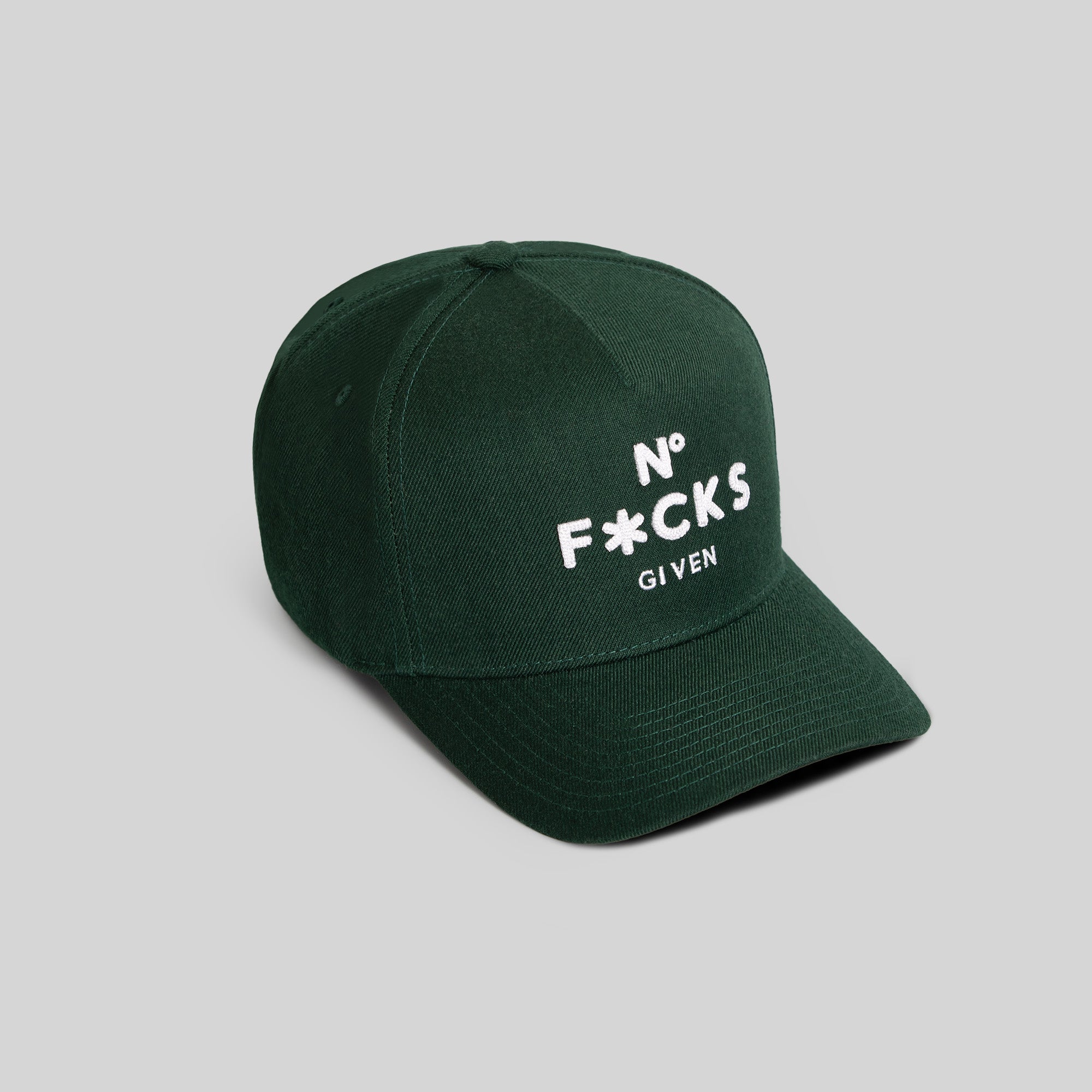 NO F*CKS GIVEN FG GREEN TRUCKER